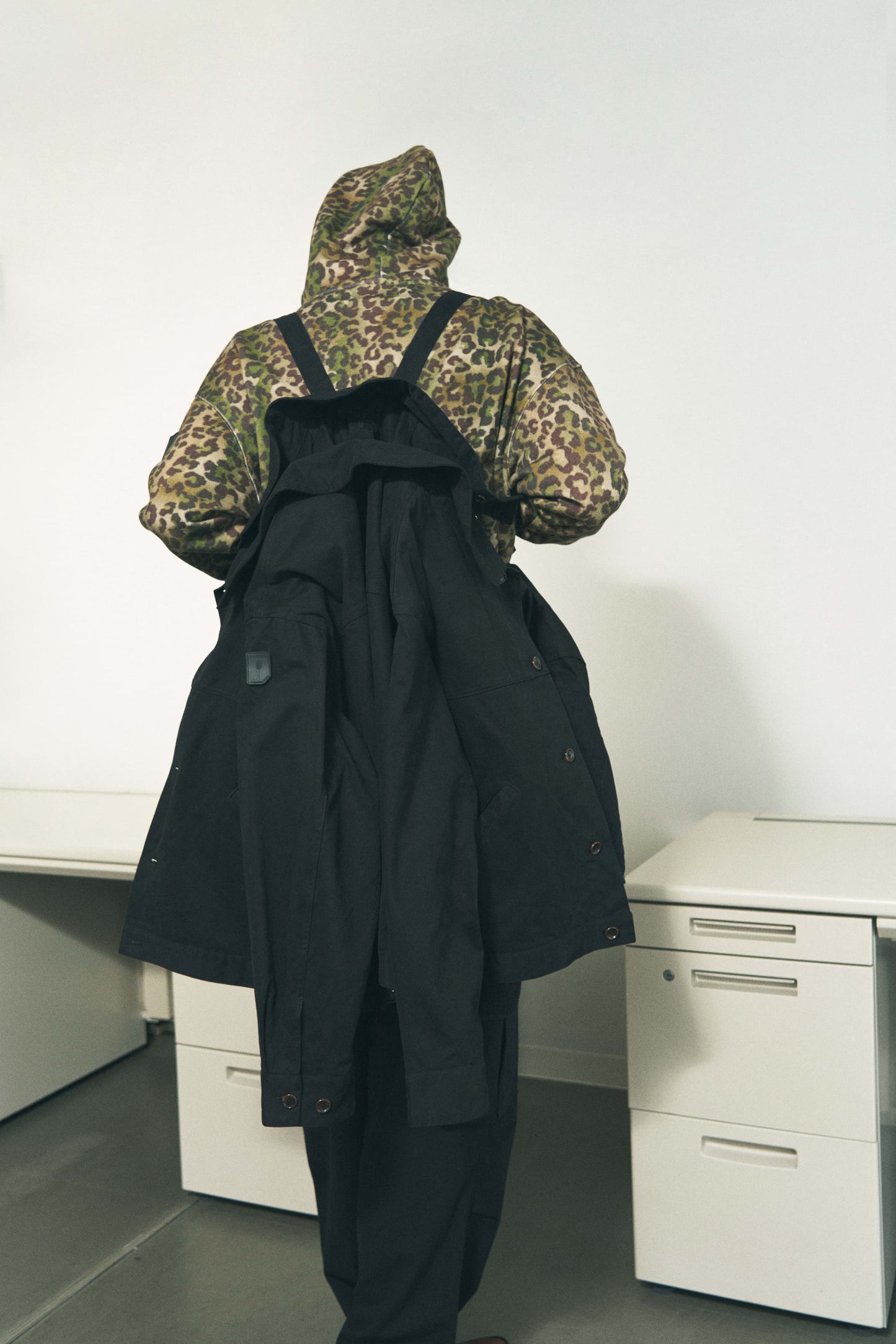 TWILL DOUBLE JACKET LIGHT BROWN