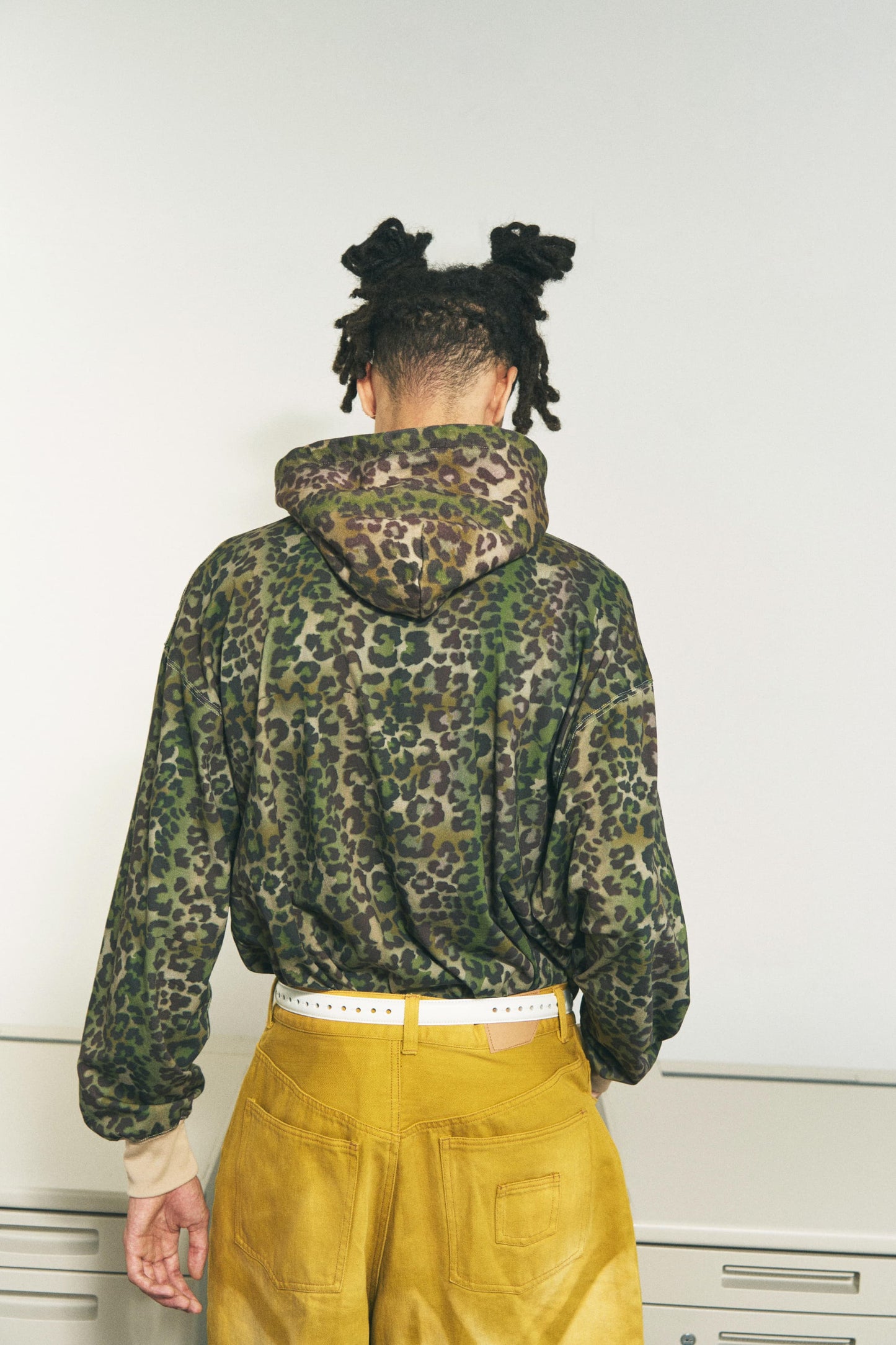 TEE LAYER HOODIE LEOPARD