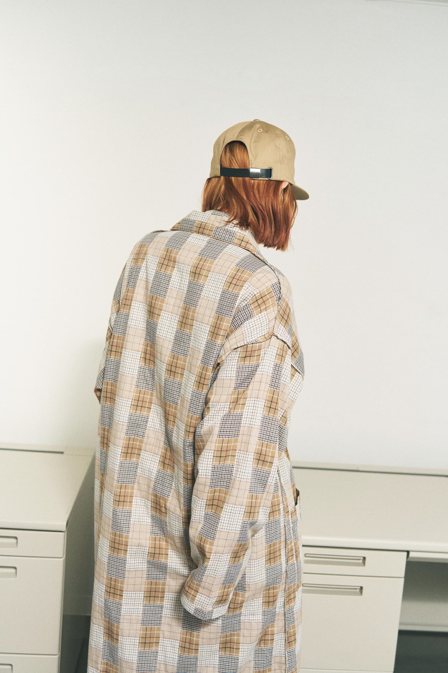 HAND-STENCILED SLEEPER BEIGE