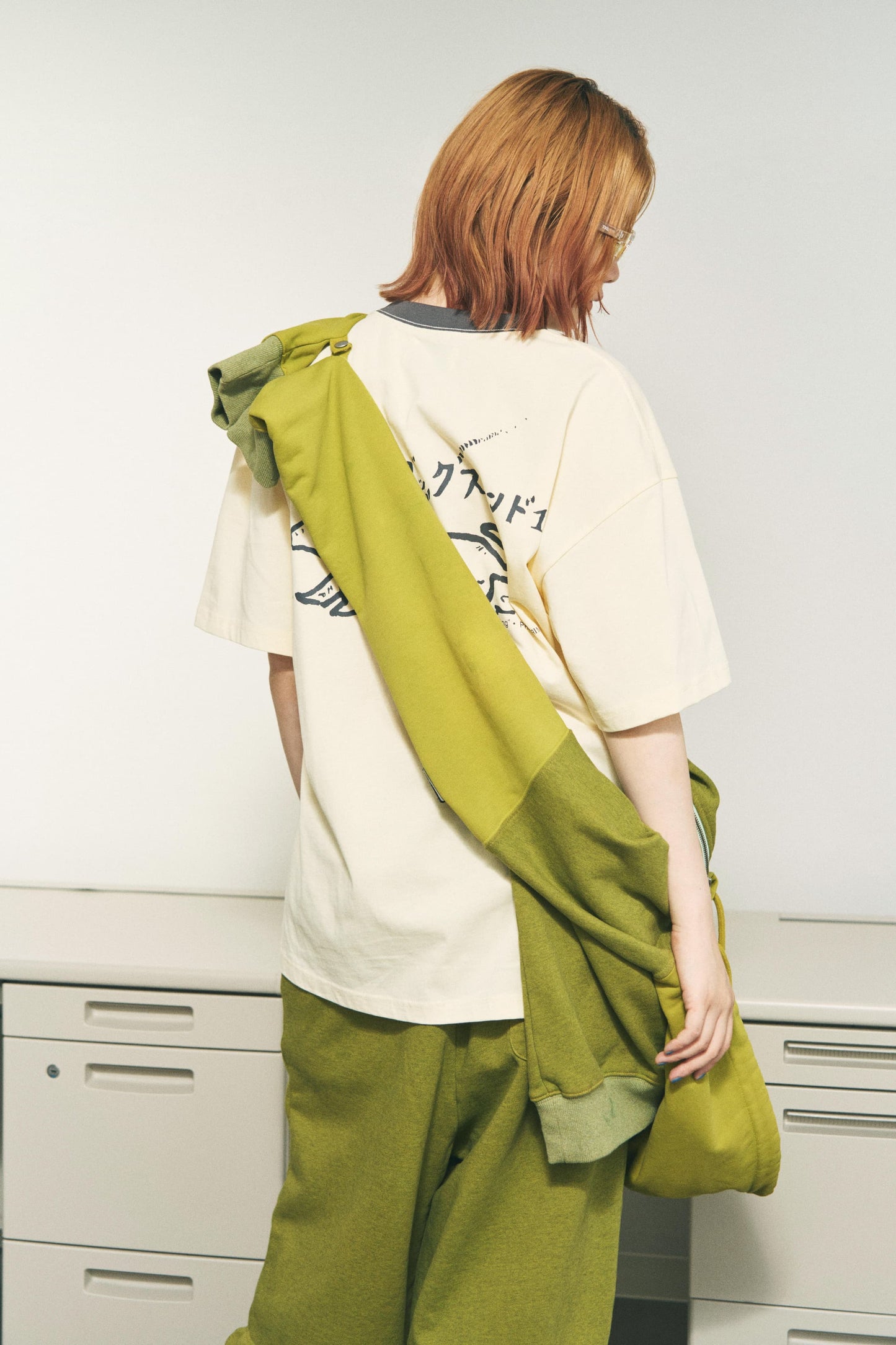 ZIP HOODIE DYED HEATHER RED