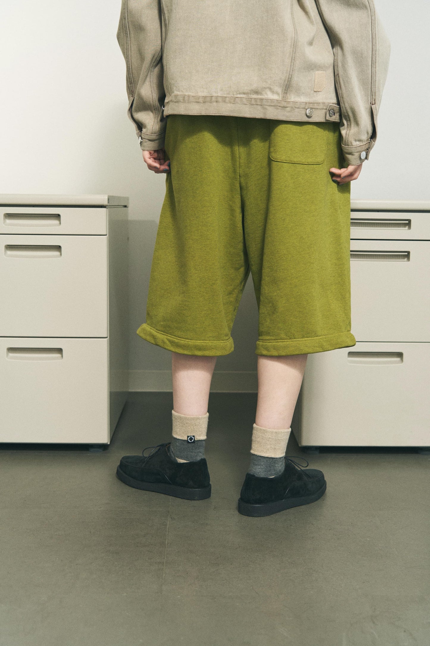 CONVERTIBLE SWEATPANTS LIME GREEN