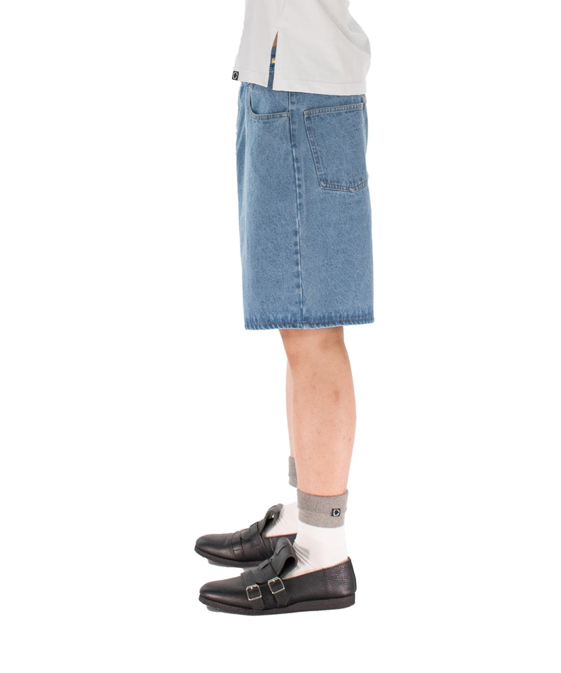 6PK DENIM SHORTS SAX