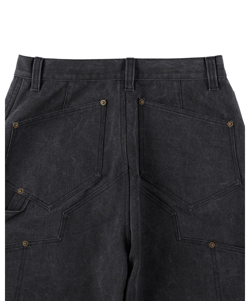 DOUBLE KNEE & HIP WORK PANTS BLACK