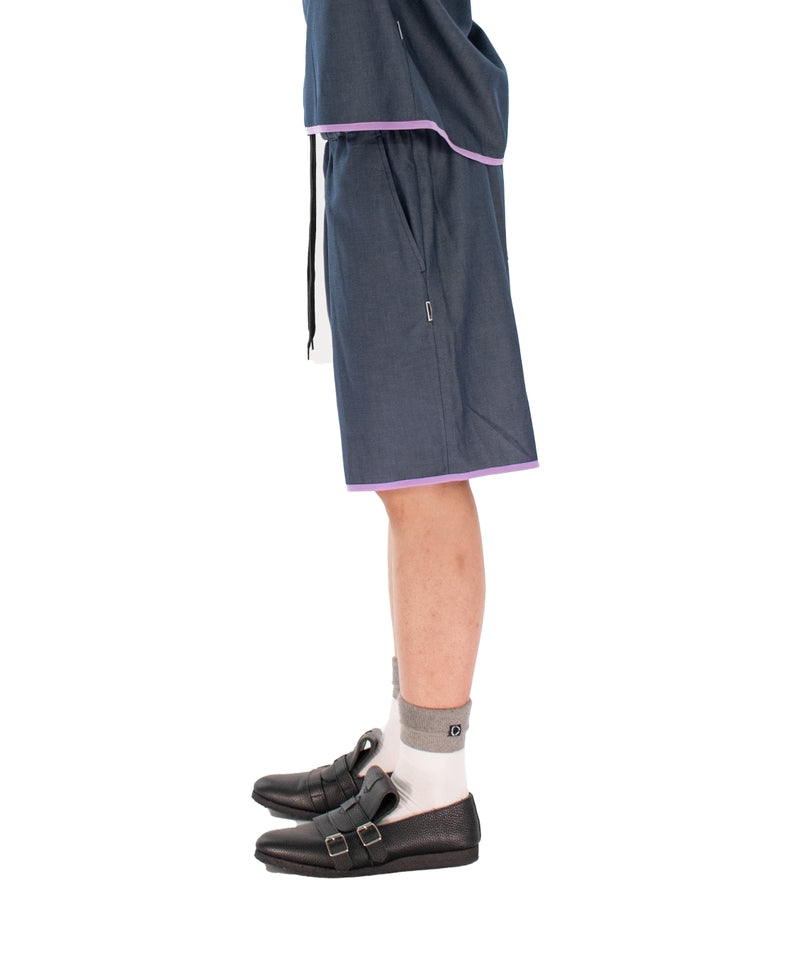 PIPE TOP SHORTS NAVY
