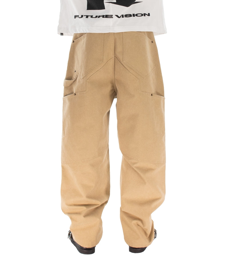 DOUBLE KNEE & HIP WORK PANTS BEIGE