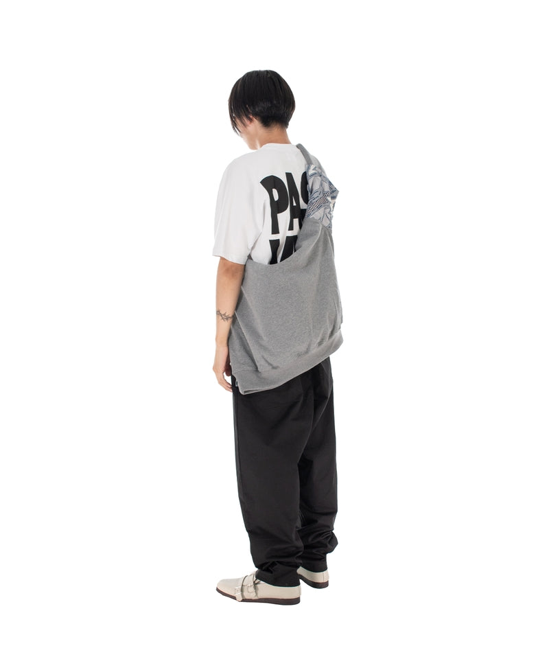 PNGN SLEEVED HOODIE HEATHER CHARCOAL