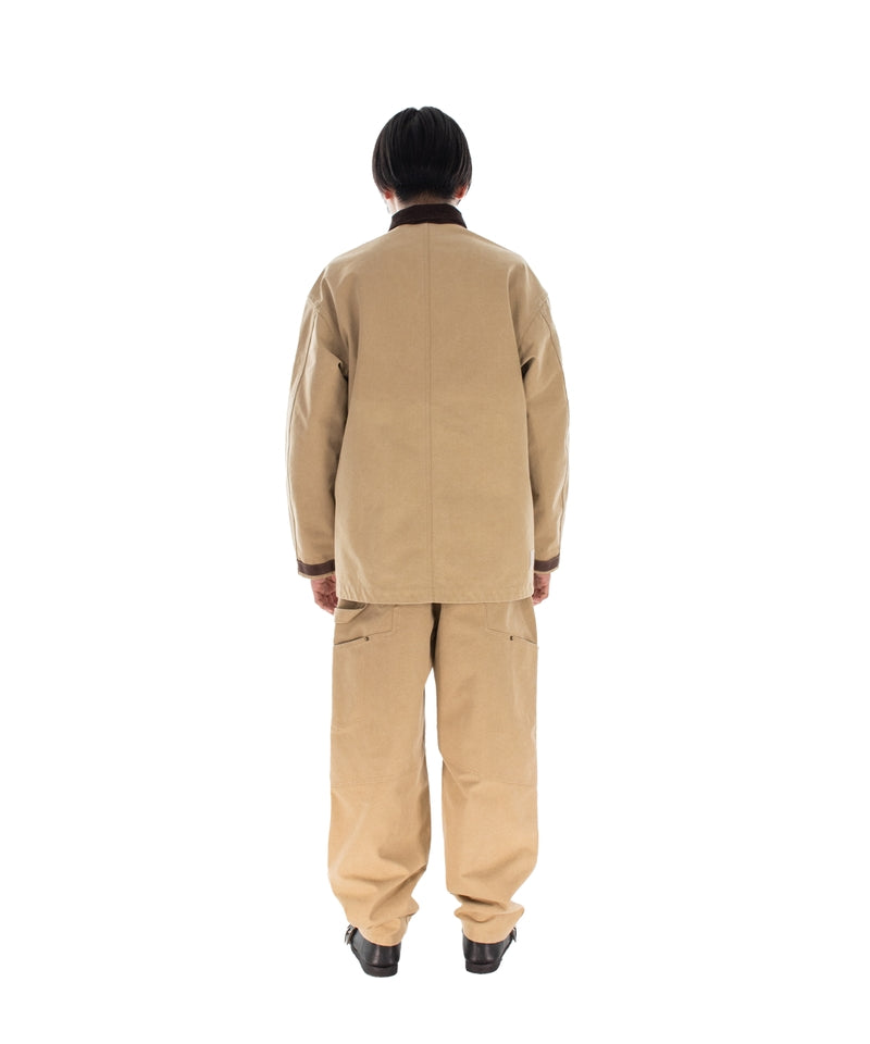 RIVET WORK COVERALL BEIGE