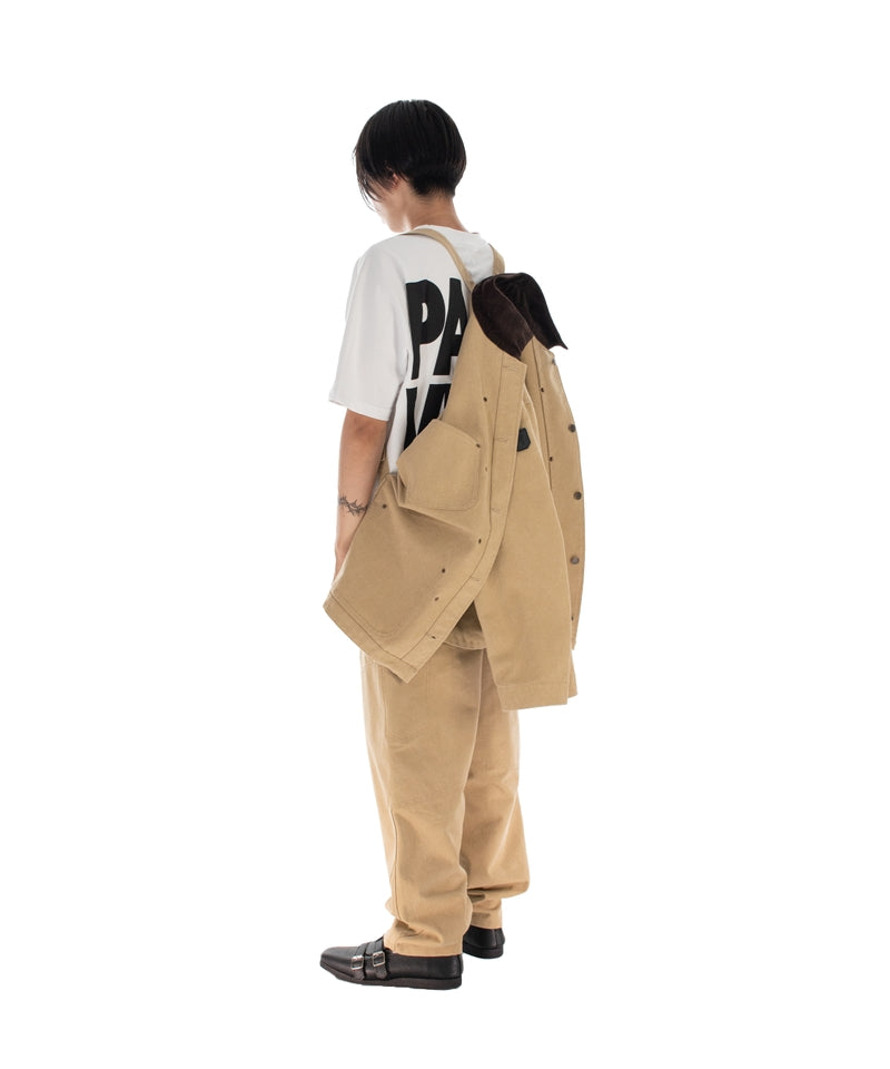 RIVET WORK COVERALL BEIGE