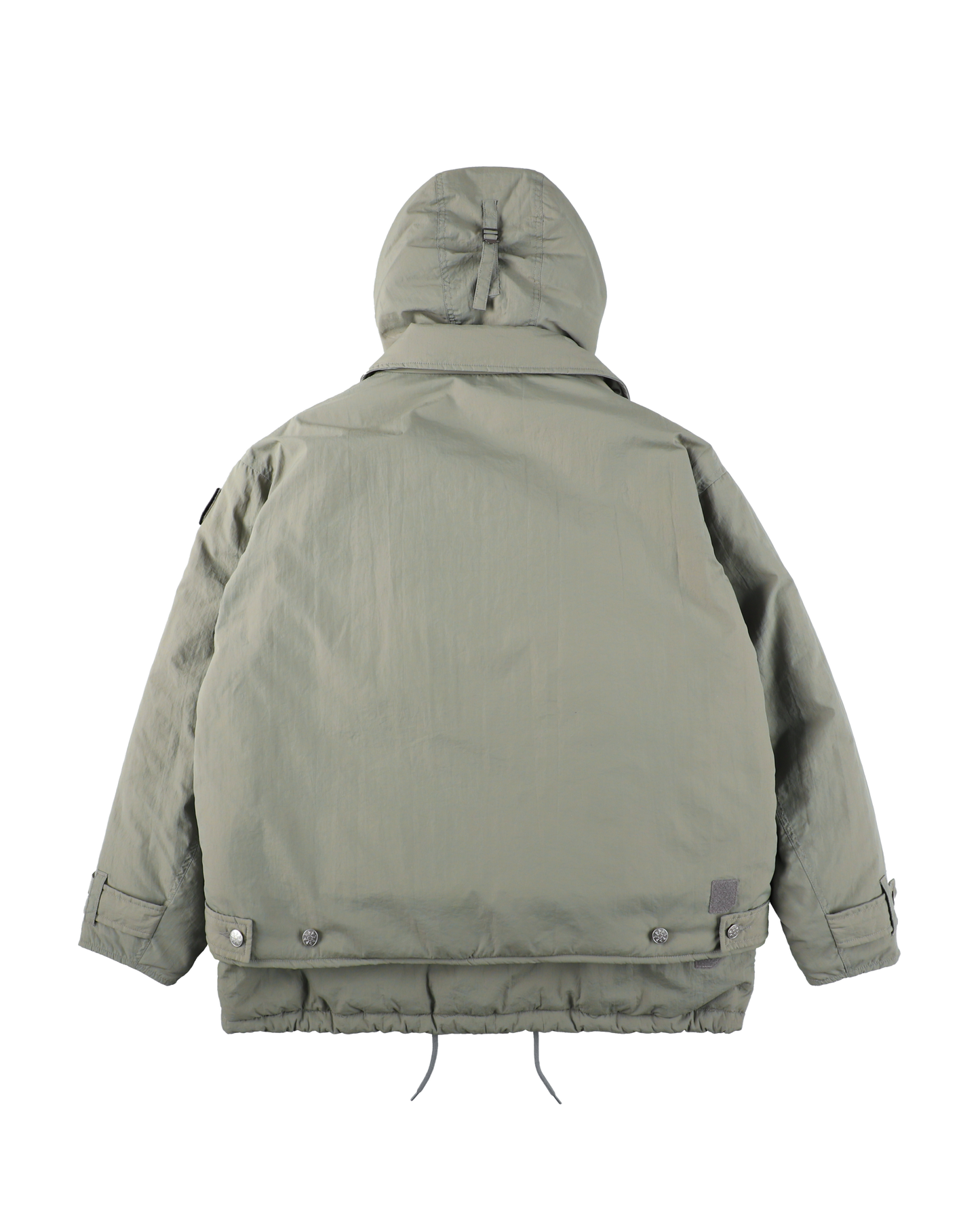 DOUBLE CUSHY HOODED JACKET GREY