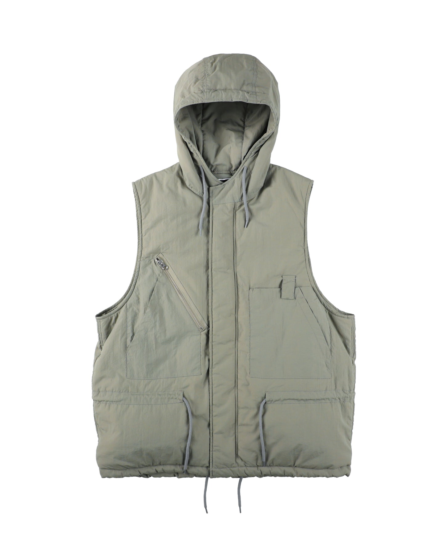 DOUBLE CUSHY HOODED JACKET GREY