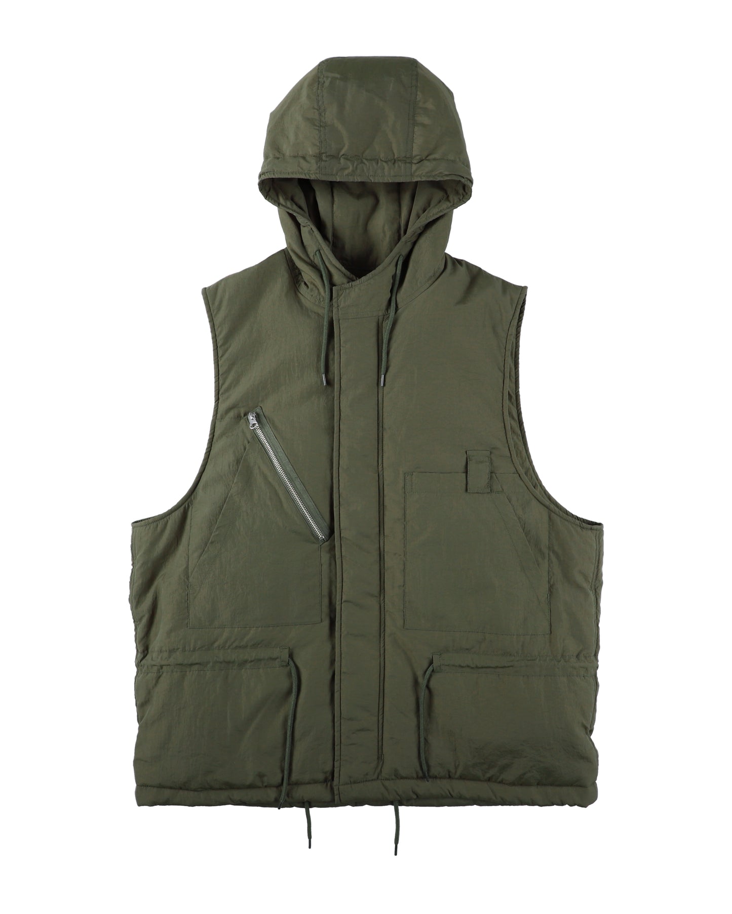 DOUBLE CUSHY HOODED JACKET OLIVE DRAB