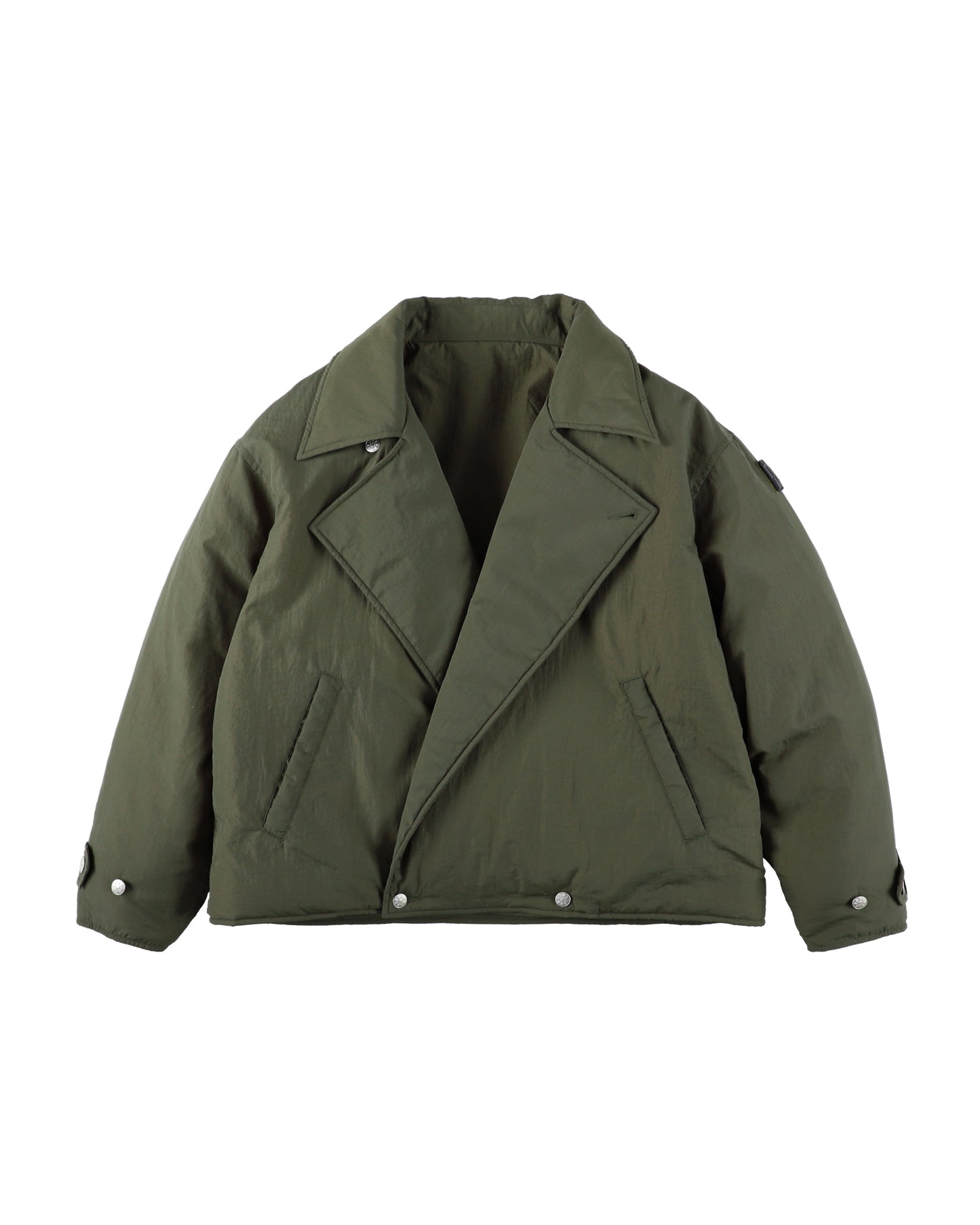 DOUBLE CUSHY HOODED JACKET OLIVE DRAB