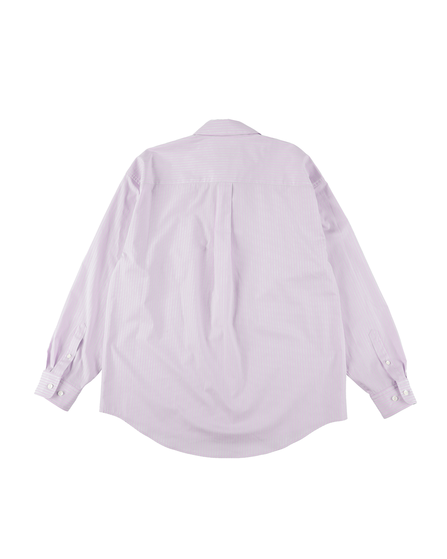 FLOATING HEART BROADCLOTH SHIRT LAVENDER STRIPE