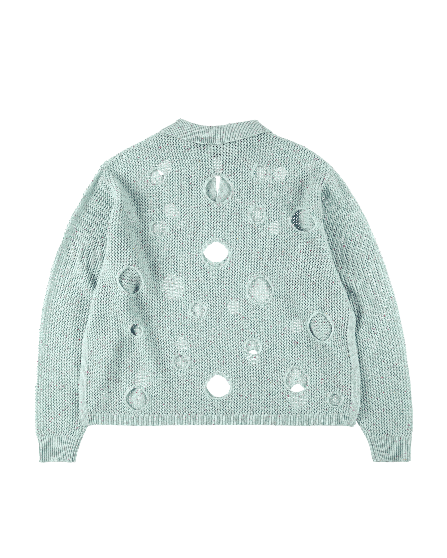 HOLE KNIT SKIPPER SAX