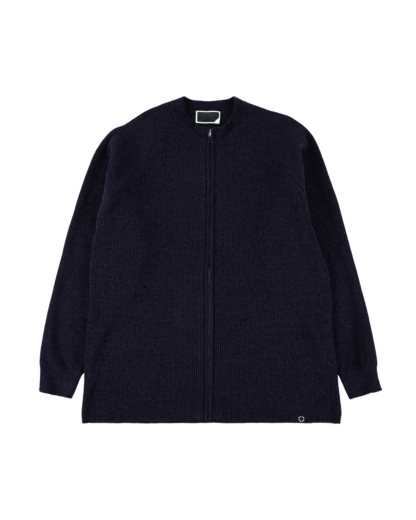 CORDY KNIT CYCLE JACKET NAVY