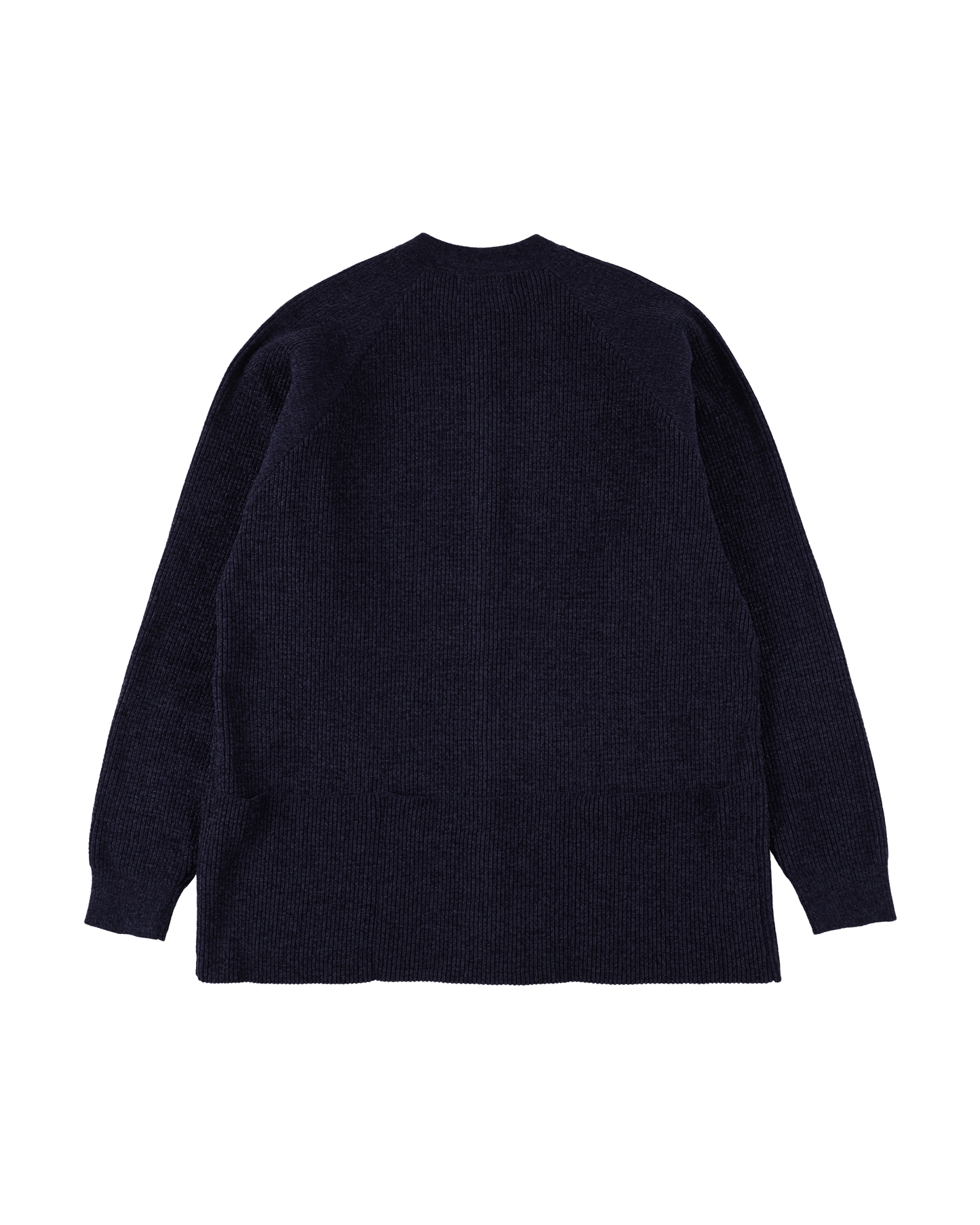 CORDY KNIT CYCLE JACKET NAVY