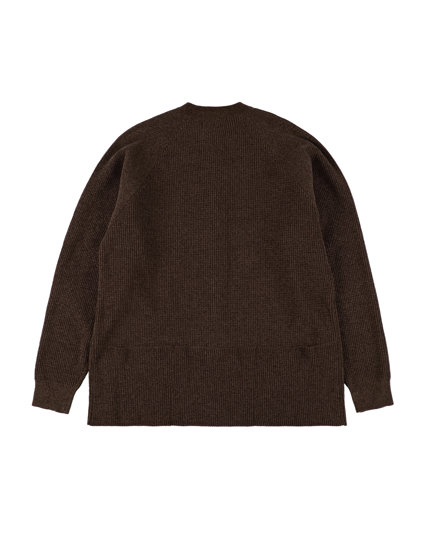 CORDY KNIT CYCLE JACKET BROWN