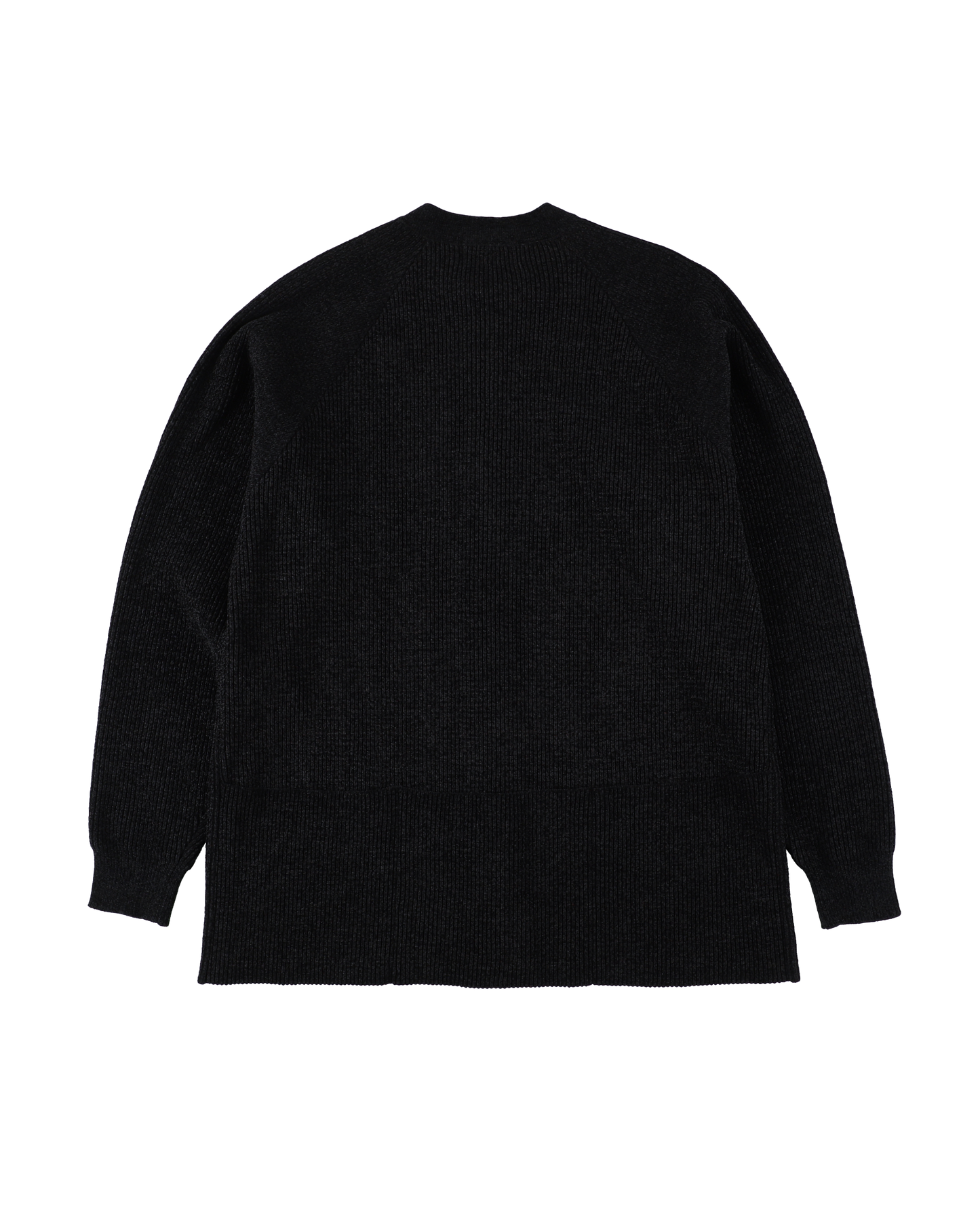 CORDY KNIT CYCLE JACKET BLACK