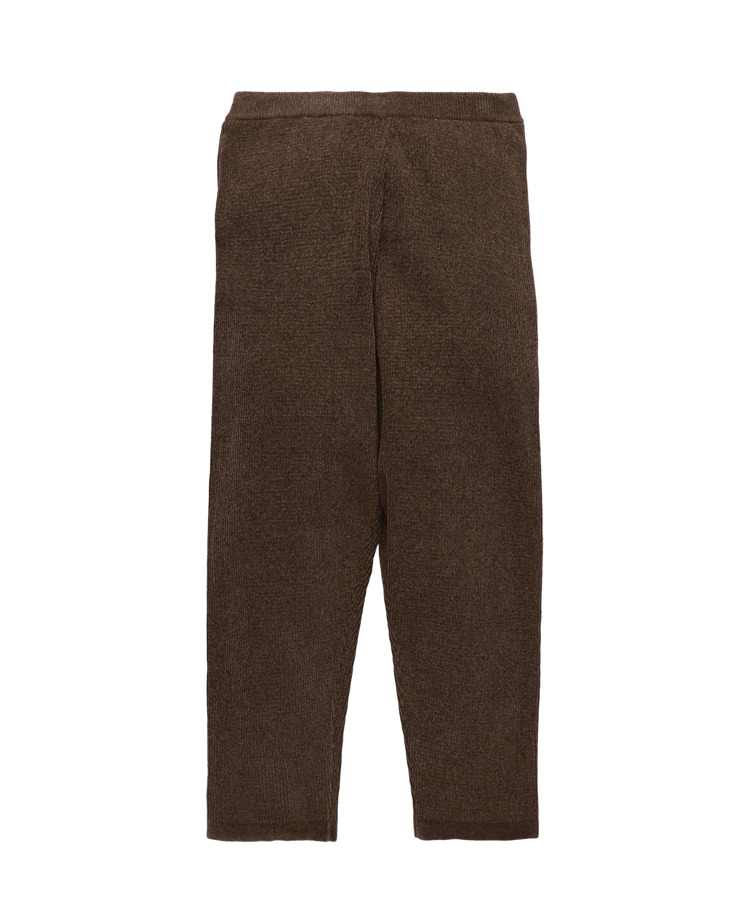 CORDY KNIT PANTS BROWN