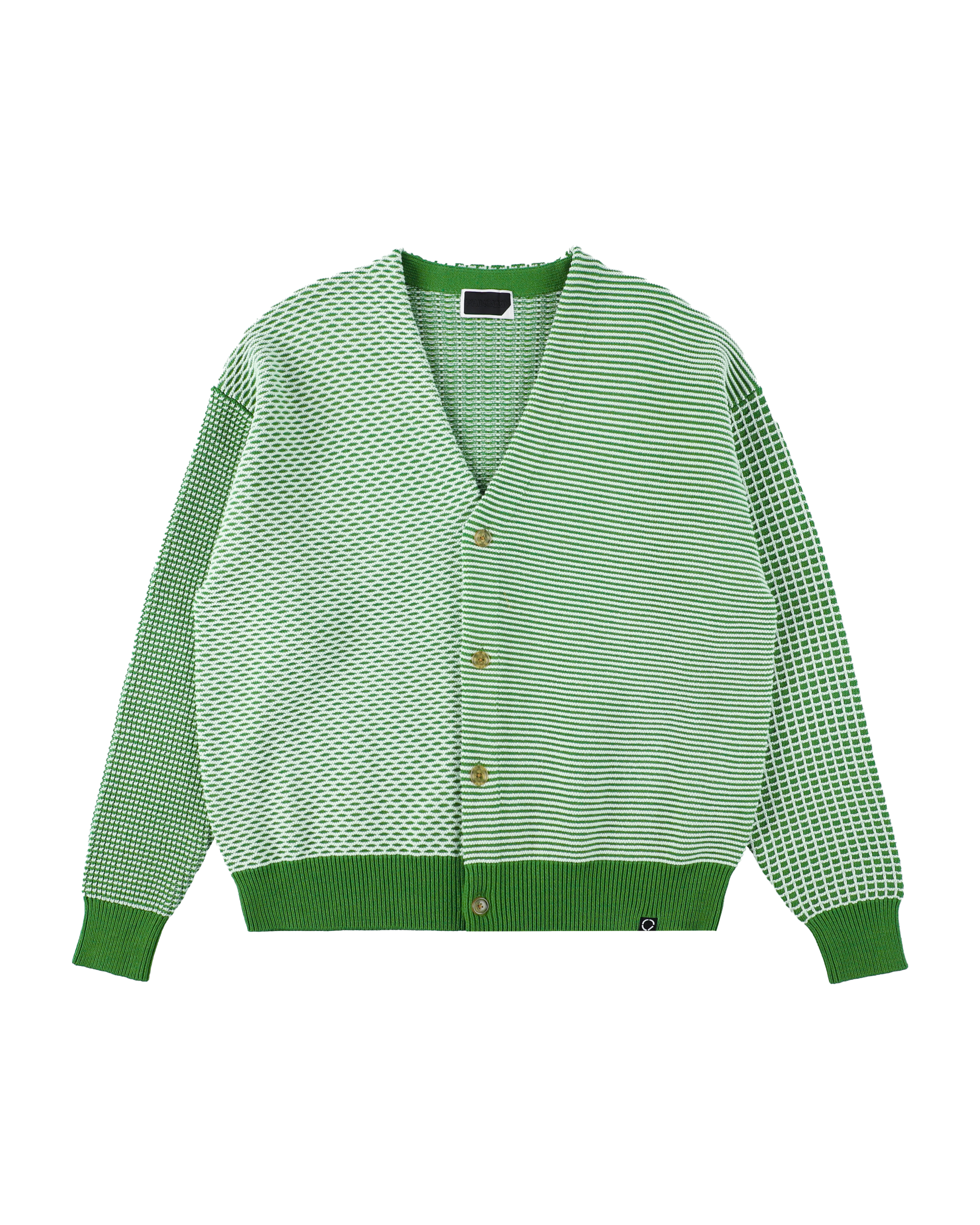 MULTI KNIT CARDIGAN GREEN – PHINGERIN MULTI KNIT CARDIGAN GREEN – PHINGERIN