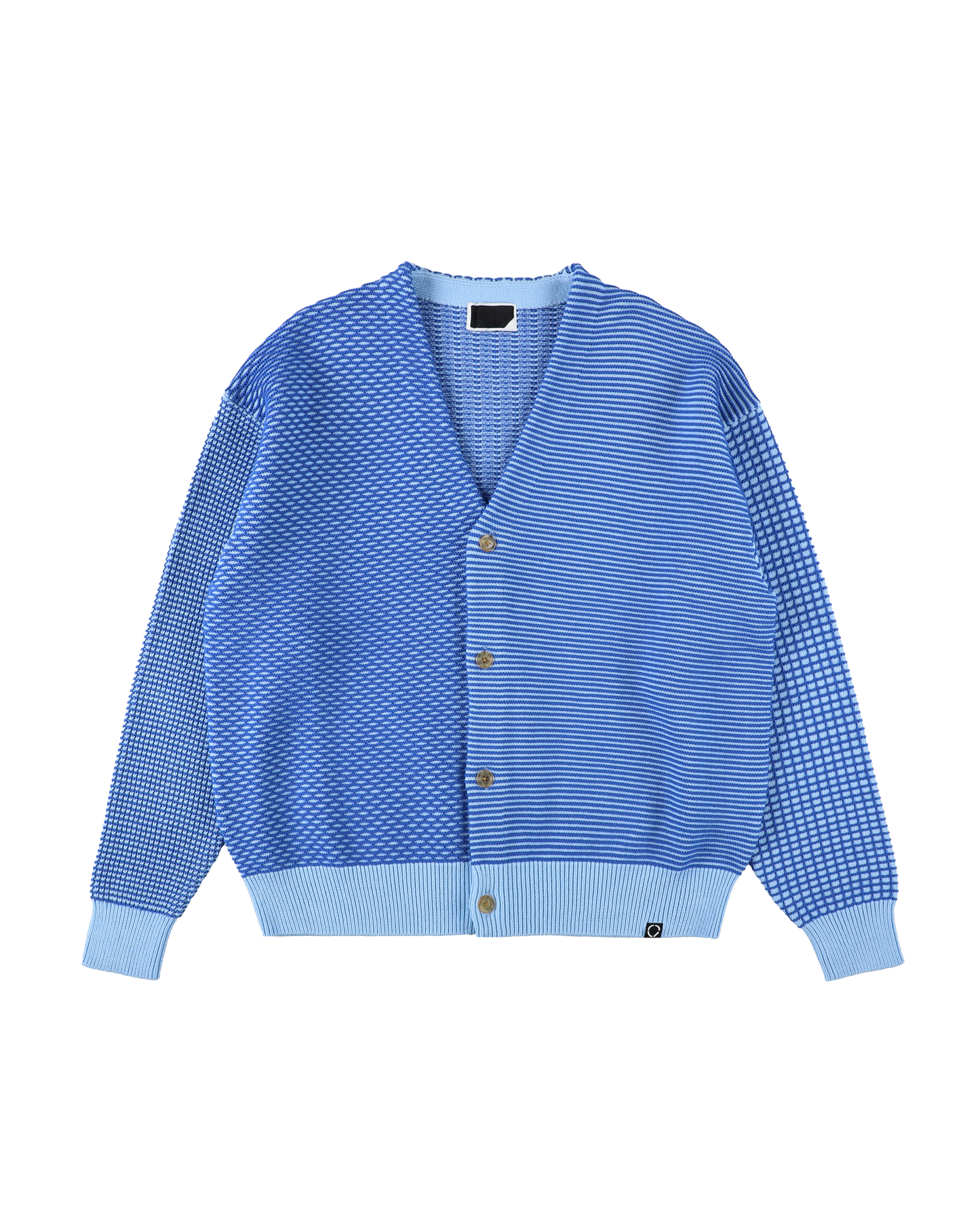 MULTI KNIT CARDIGAN BLUE