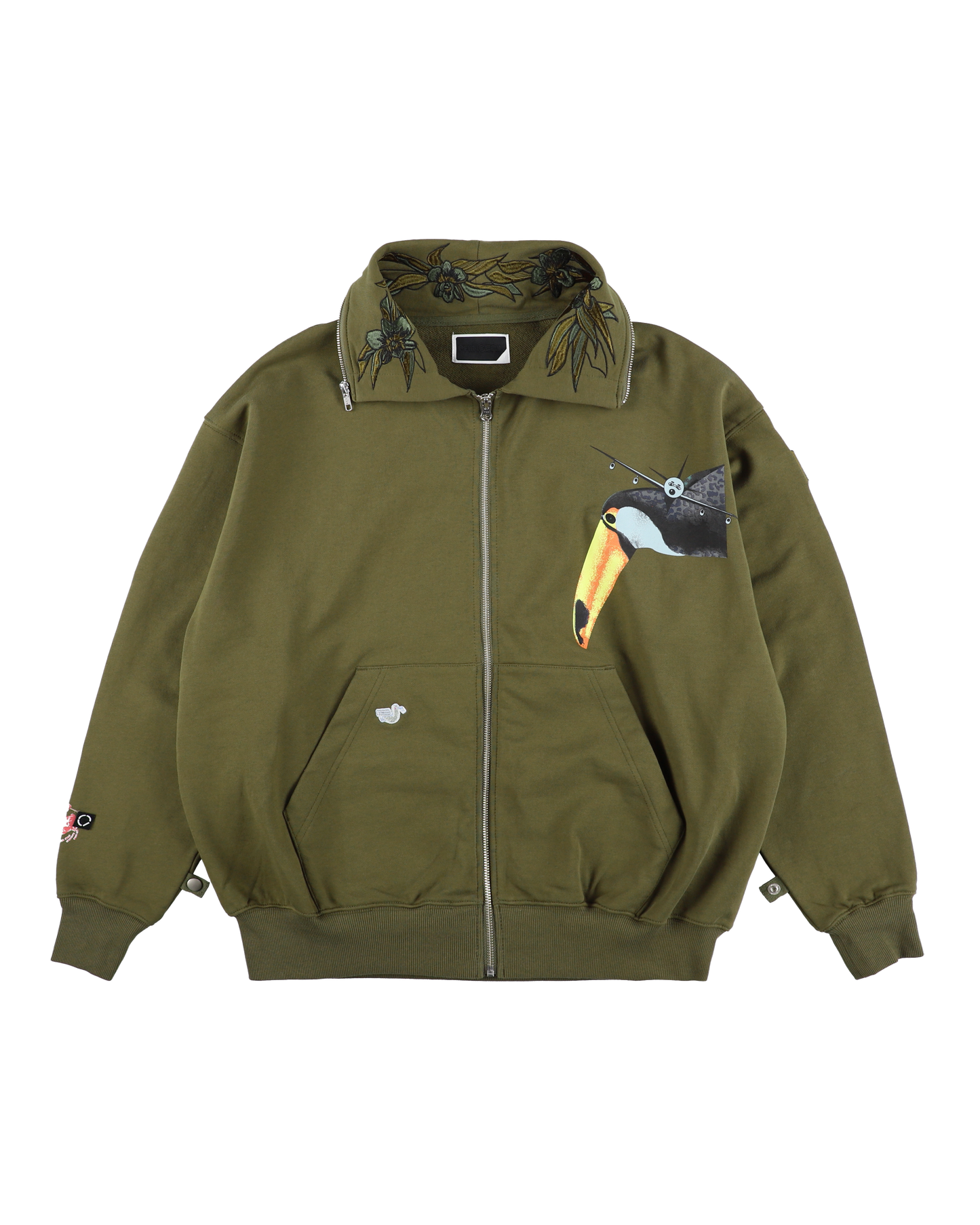ZIPOFF HOODIE OLIVE DRAB