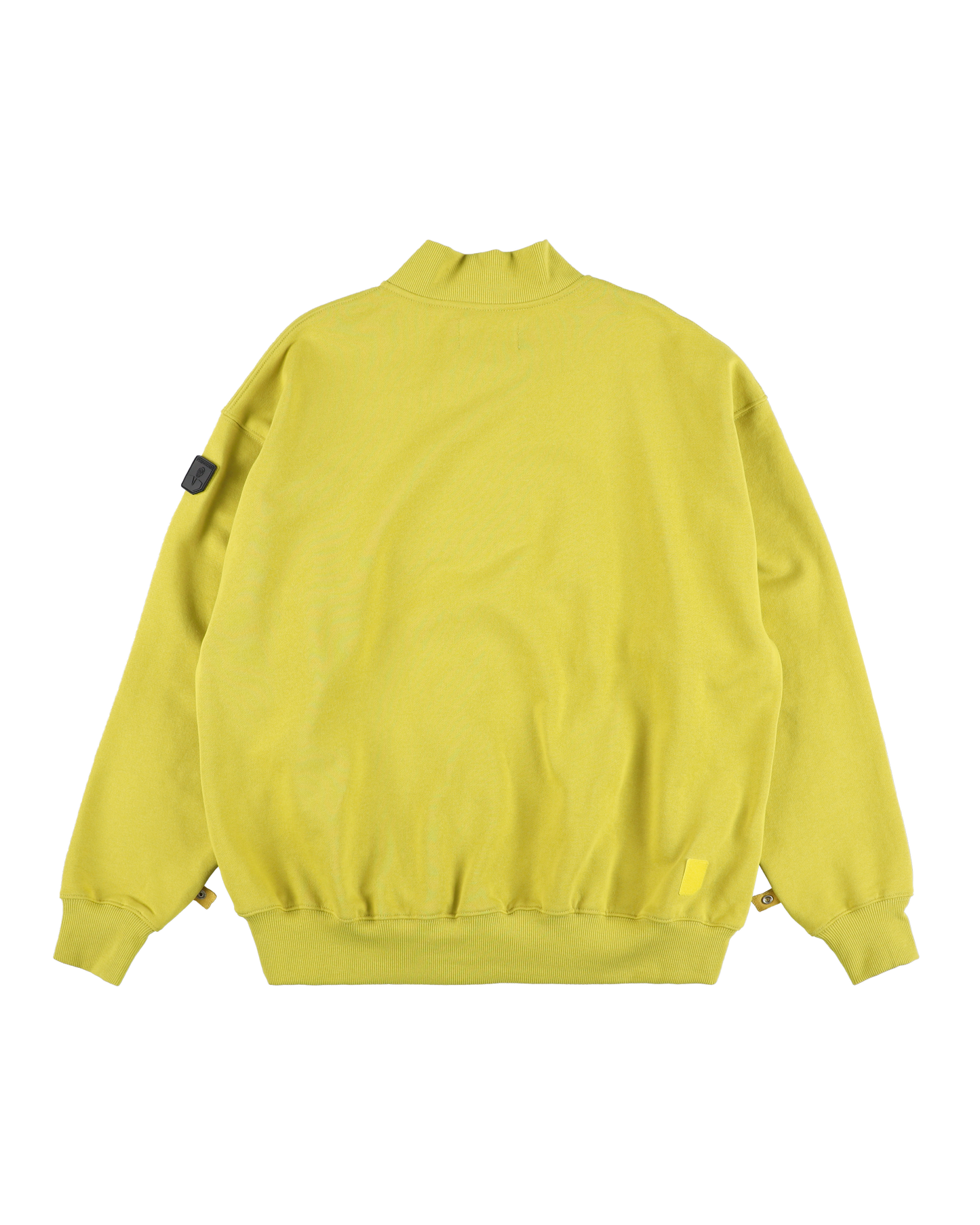 DOUBLE HENLEY SWEATSHIRT LIME
