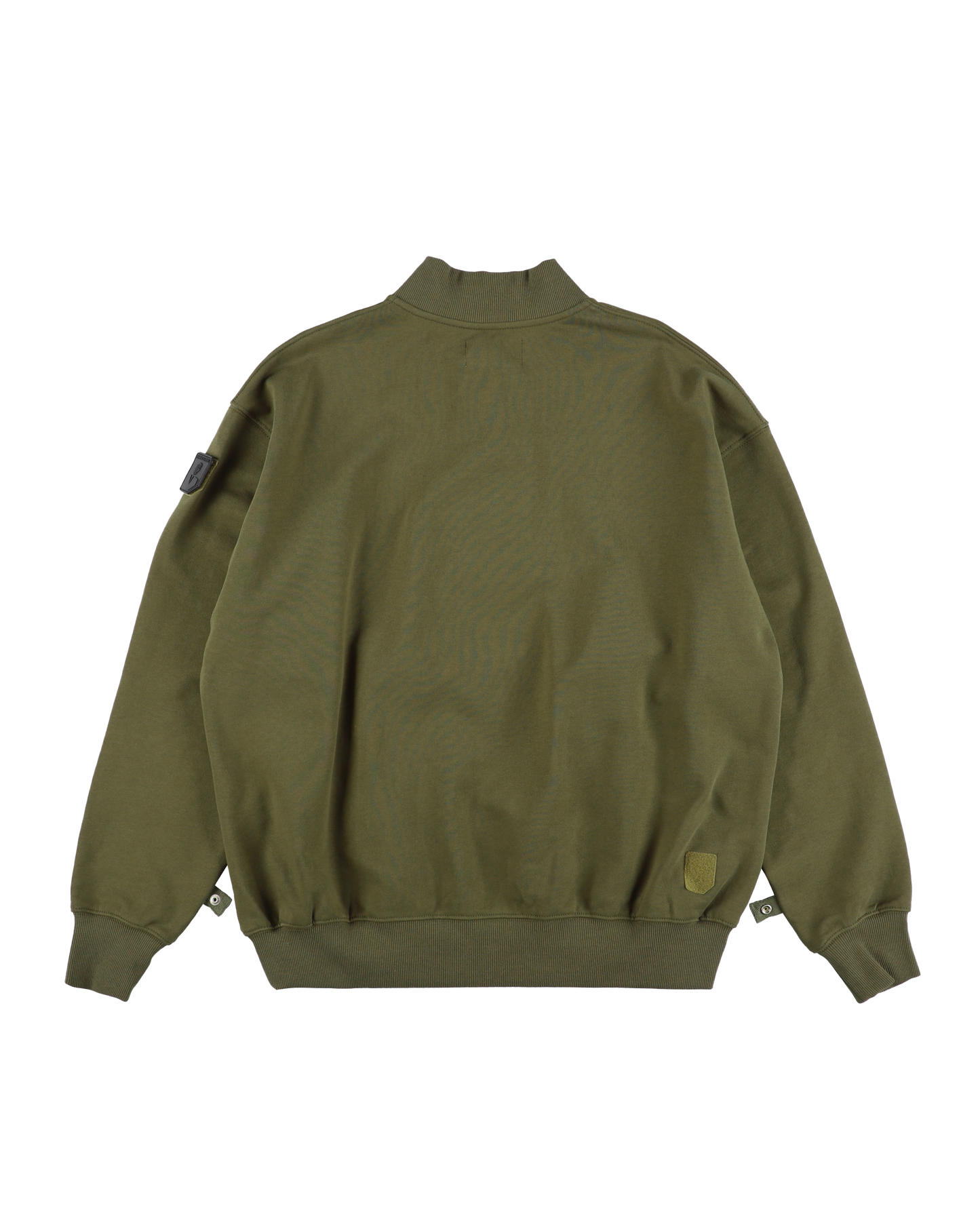 DOUBLE HENLEY SWEATSHIRT OLIVE DRAB