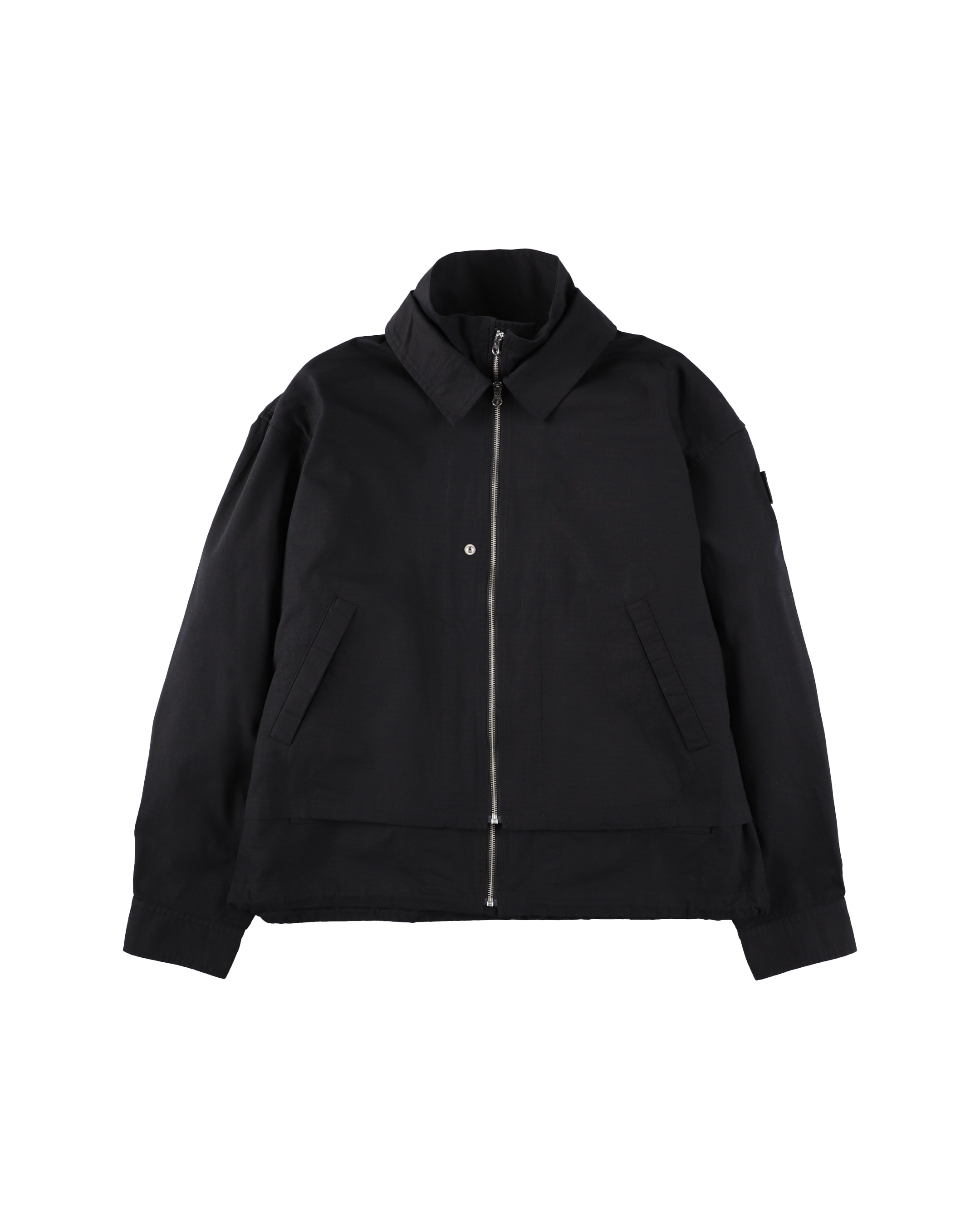 DOUBLE ZIP RIPSTOP JACKET BLACK – PHINGERIN