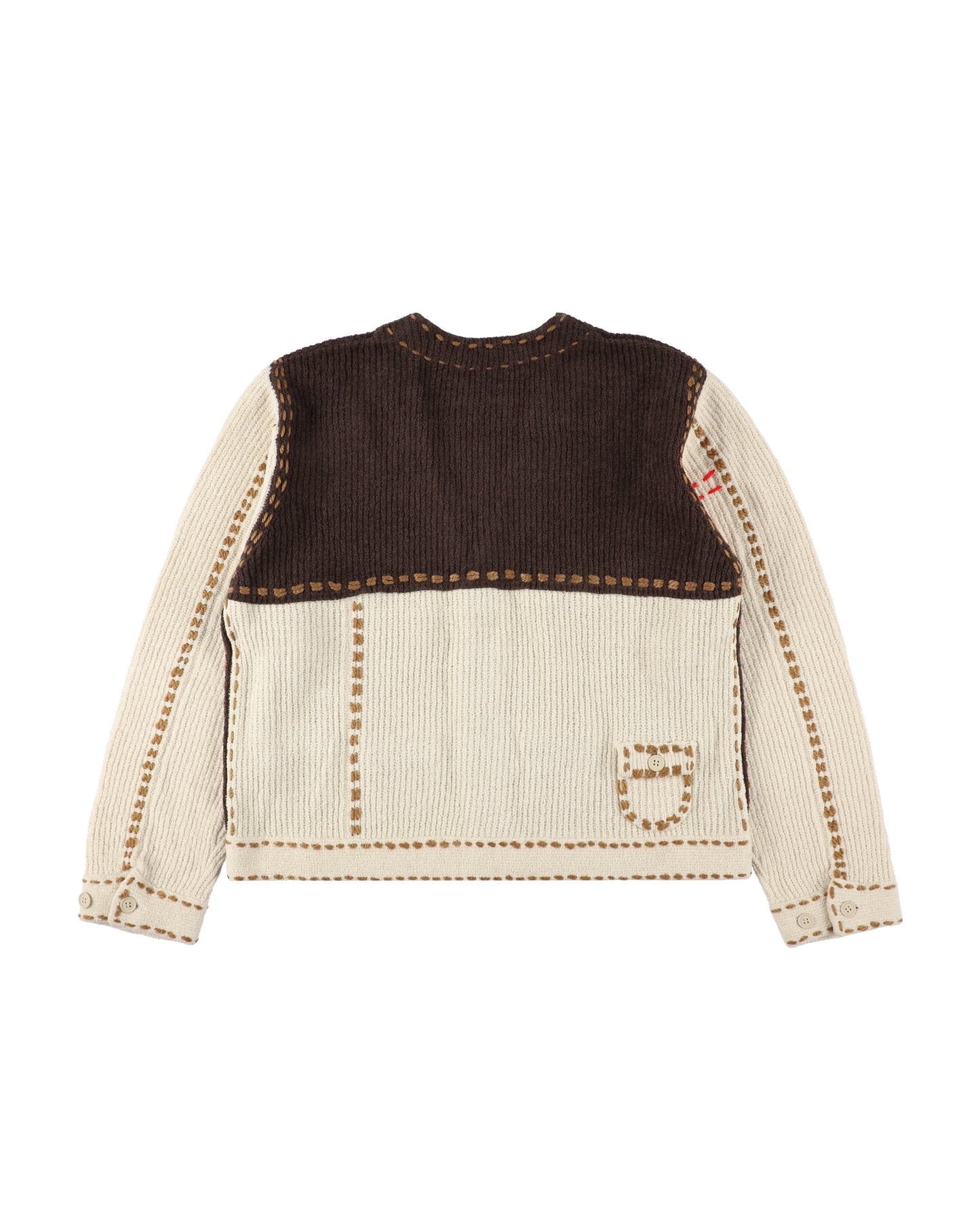 PG1 POCKET CARDIGAN BEIGE