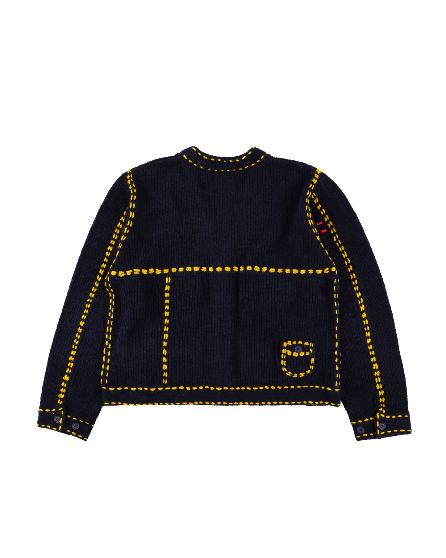 PG1 POCKET CARDIGAN NAVY