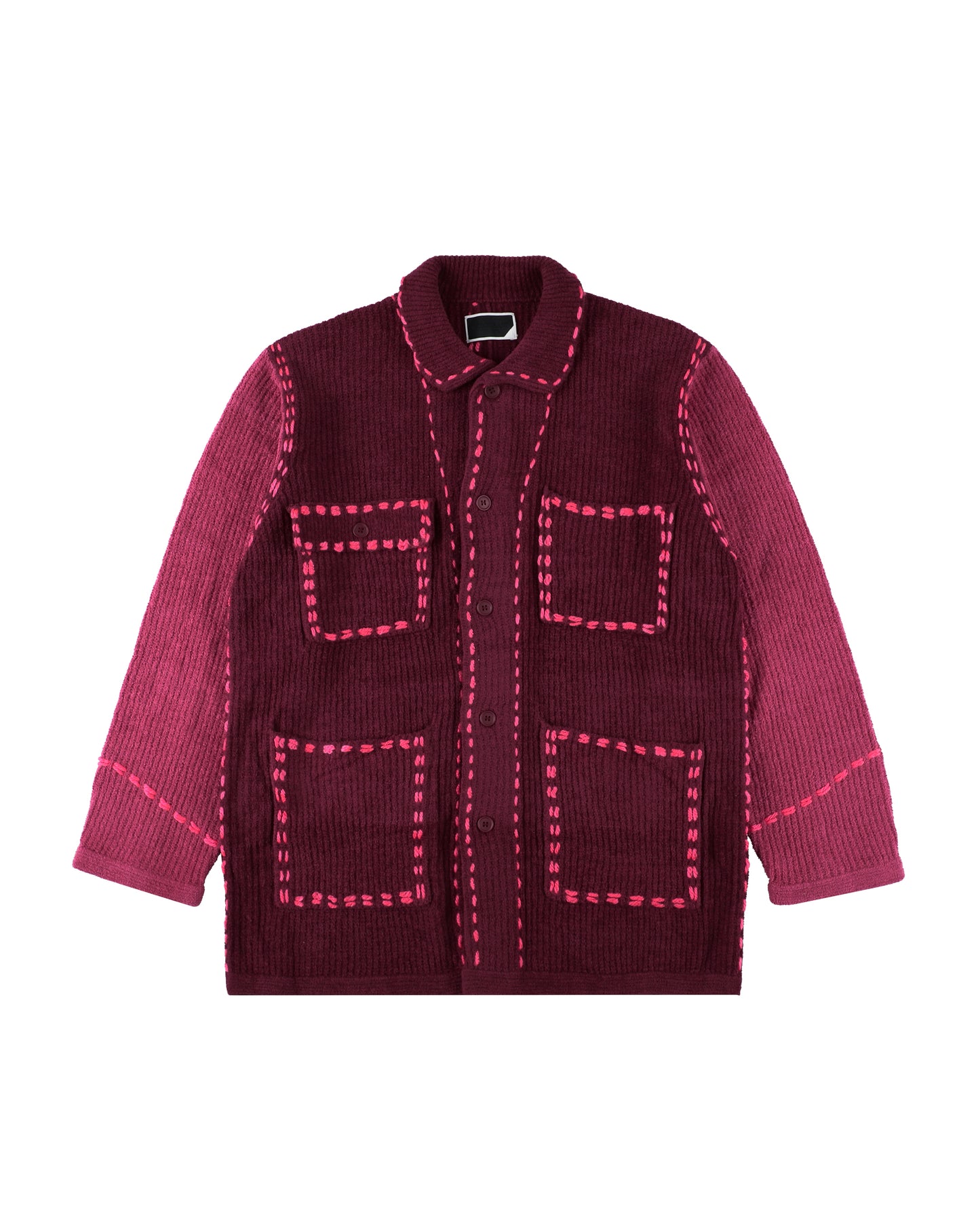 PG1 SHORT COAT BURGUNDY