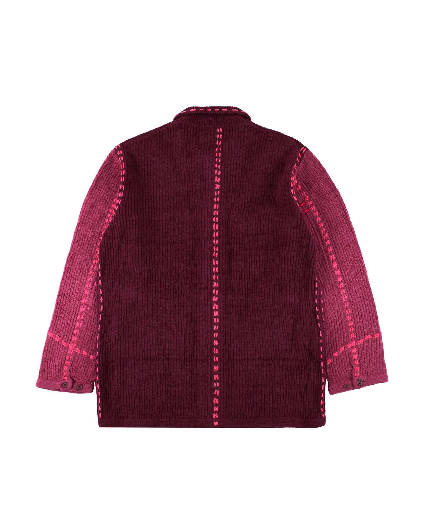 PG1 SHORT COAT BURGUNDY