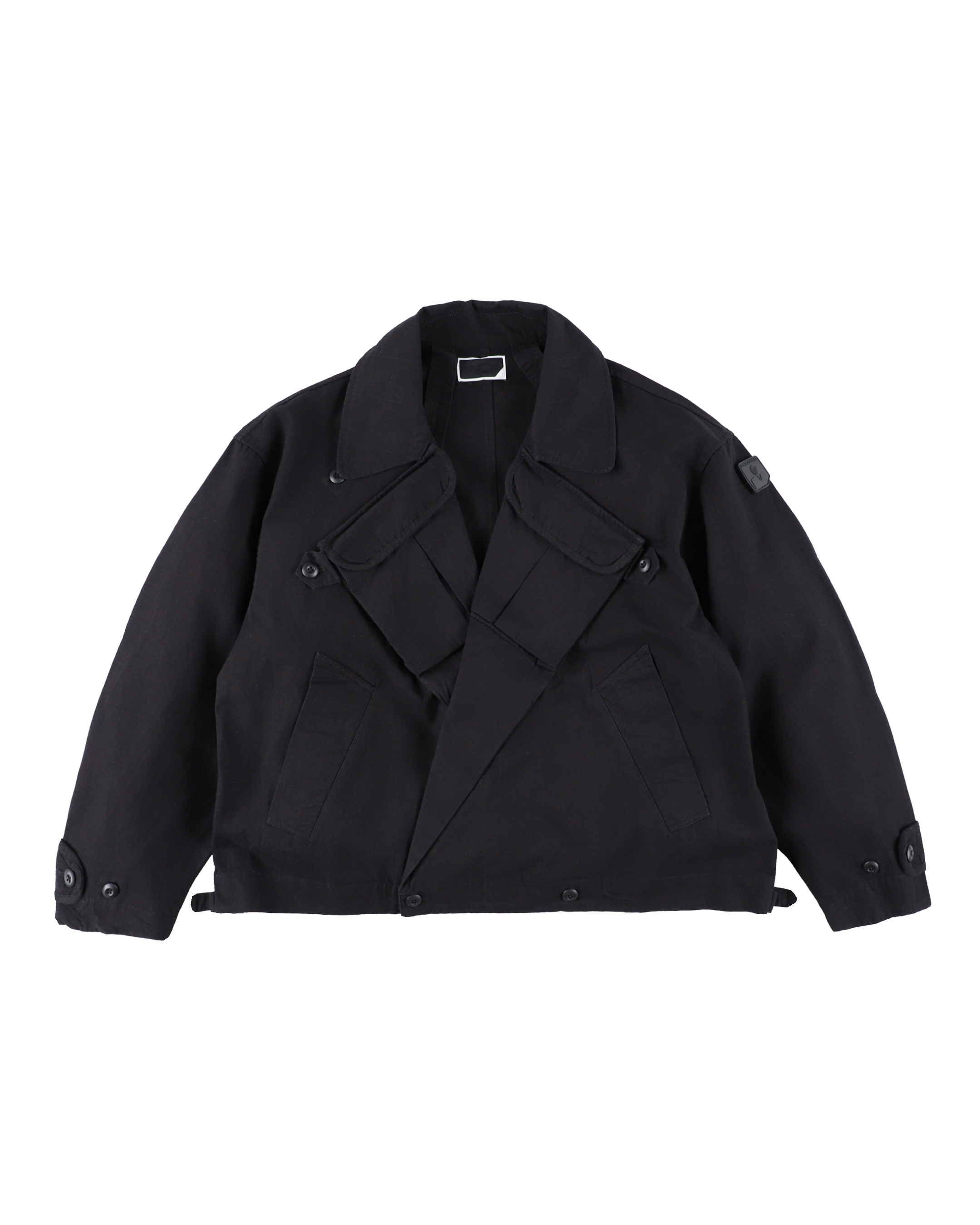 RIPSTOP TWIN SHORT COAT BLACK – PHINGERIN