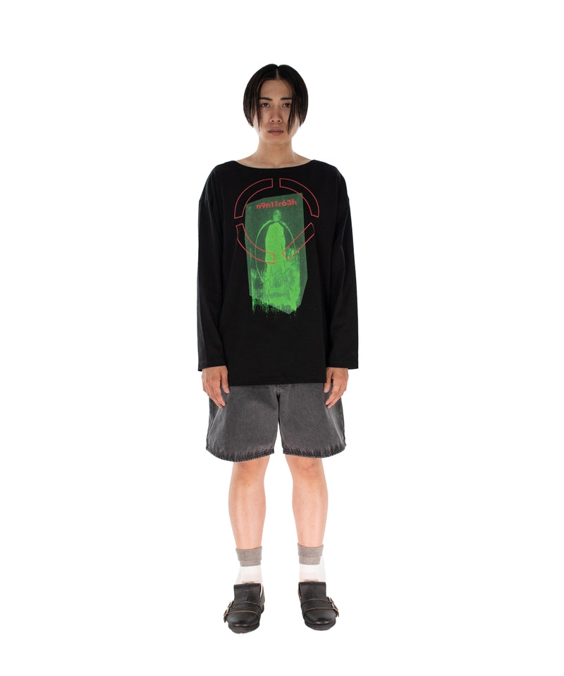 CODE BOAT-NECK L/S TEE BLACK