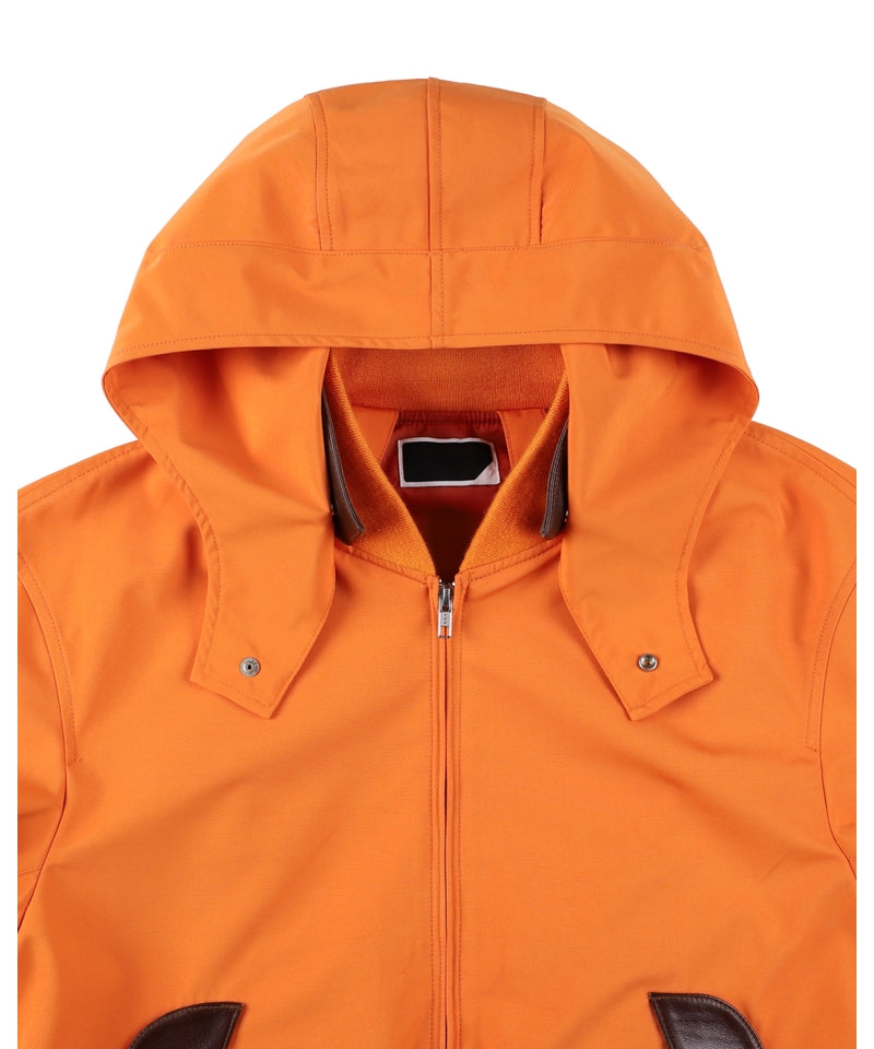 DETACHABLE HOOD JACKET ORANGE