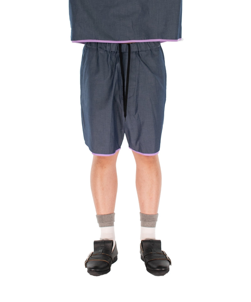 PIPE TOP SHORTS NAVY