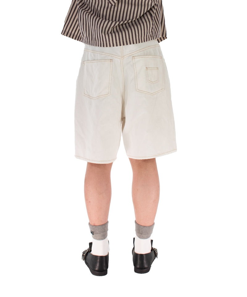 6PK DENIM SHORTS WHITE