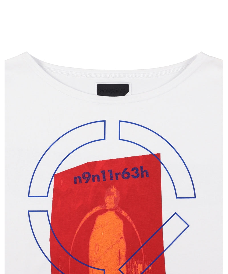 CODE BOAT-NECK L/S TEE WHITE