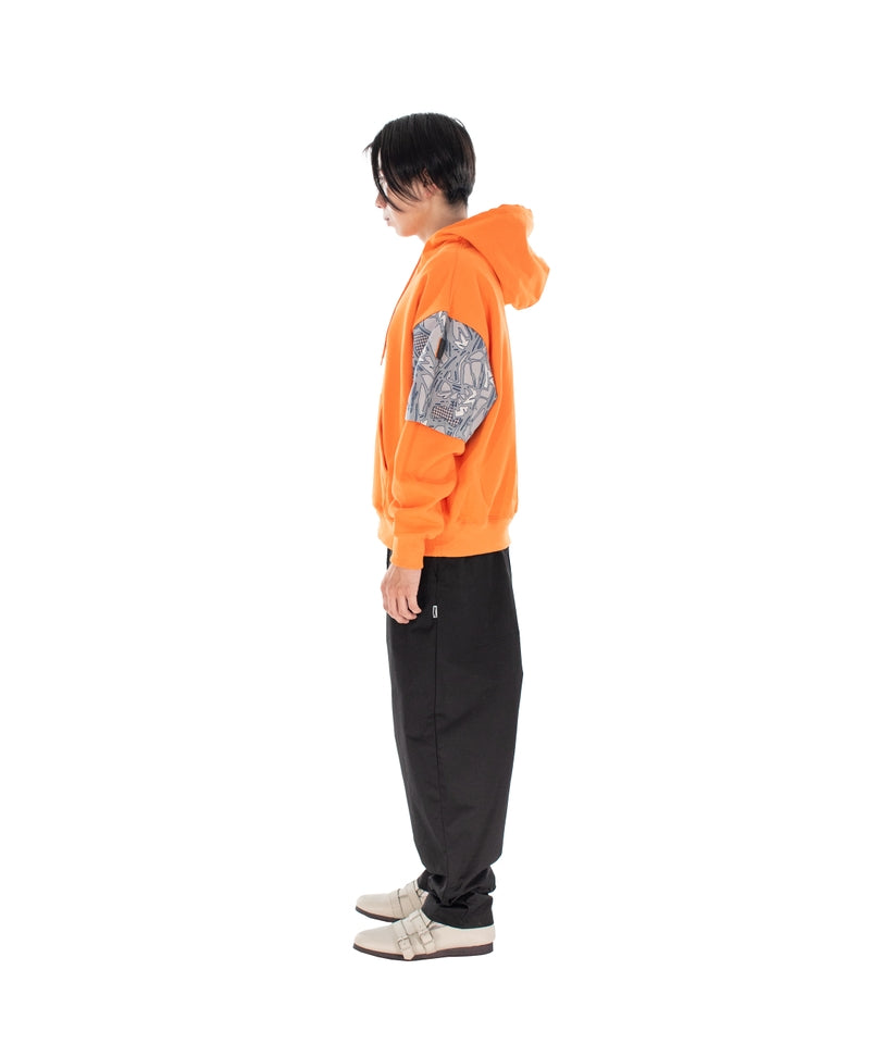 PNGN SLEEVED HOODIE ORANGE