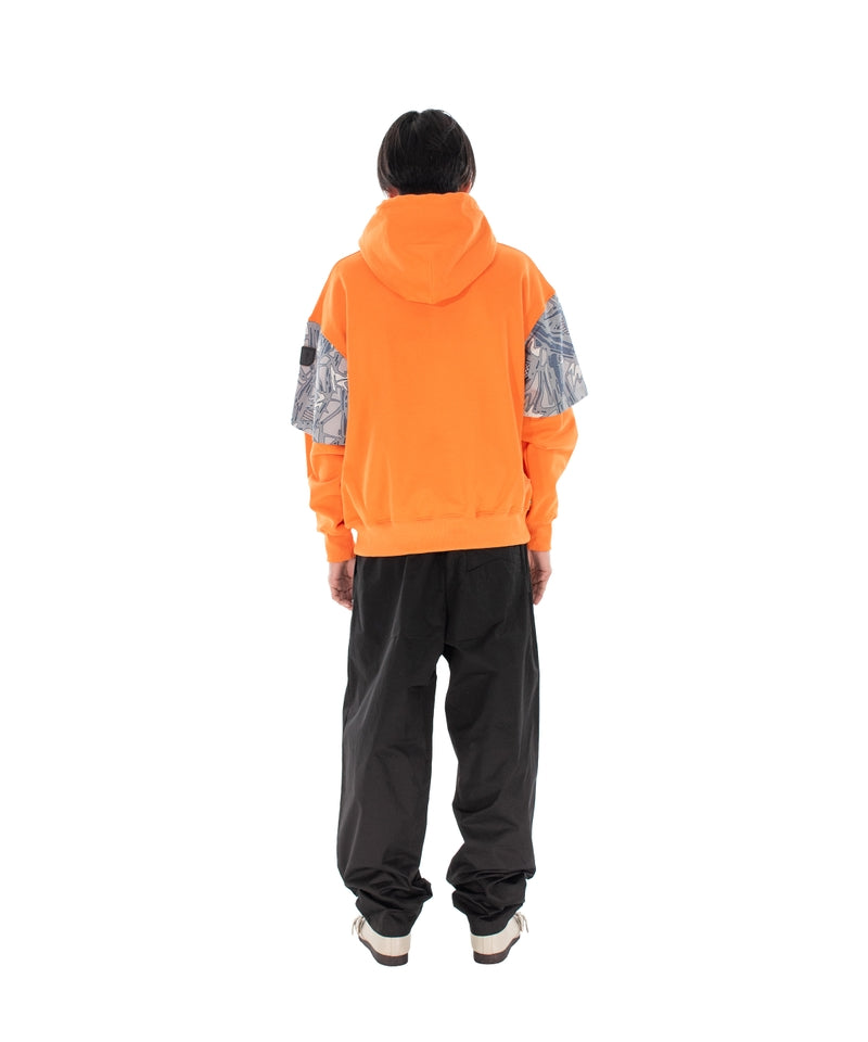 PNGN SLEEVED HOODIE ORANGE