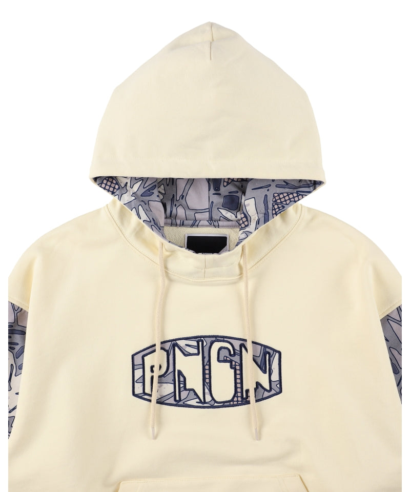 PNGN SLEEVED HOODIE OFF WHITE