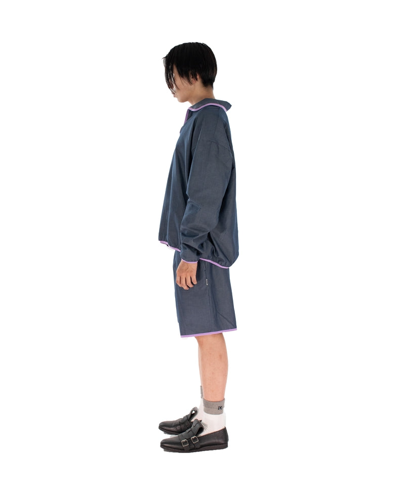 PIPE TOP SKIPPER L/S NAVY