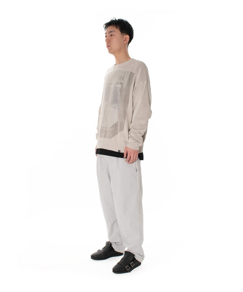 WINDOW WEB SWEATER IVORY