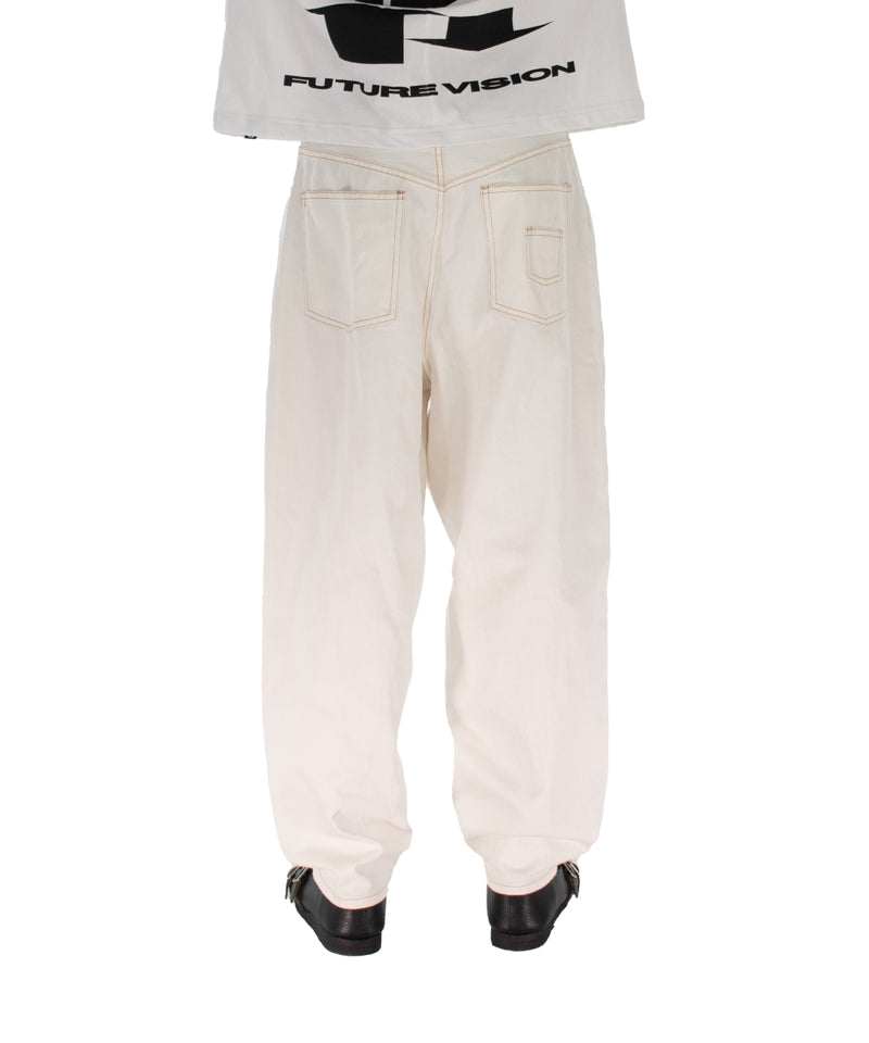 6 POCKET JEANS WHITE