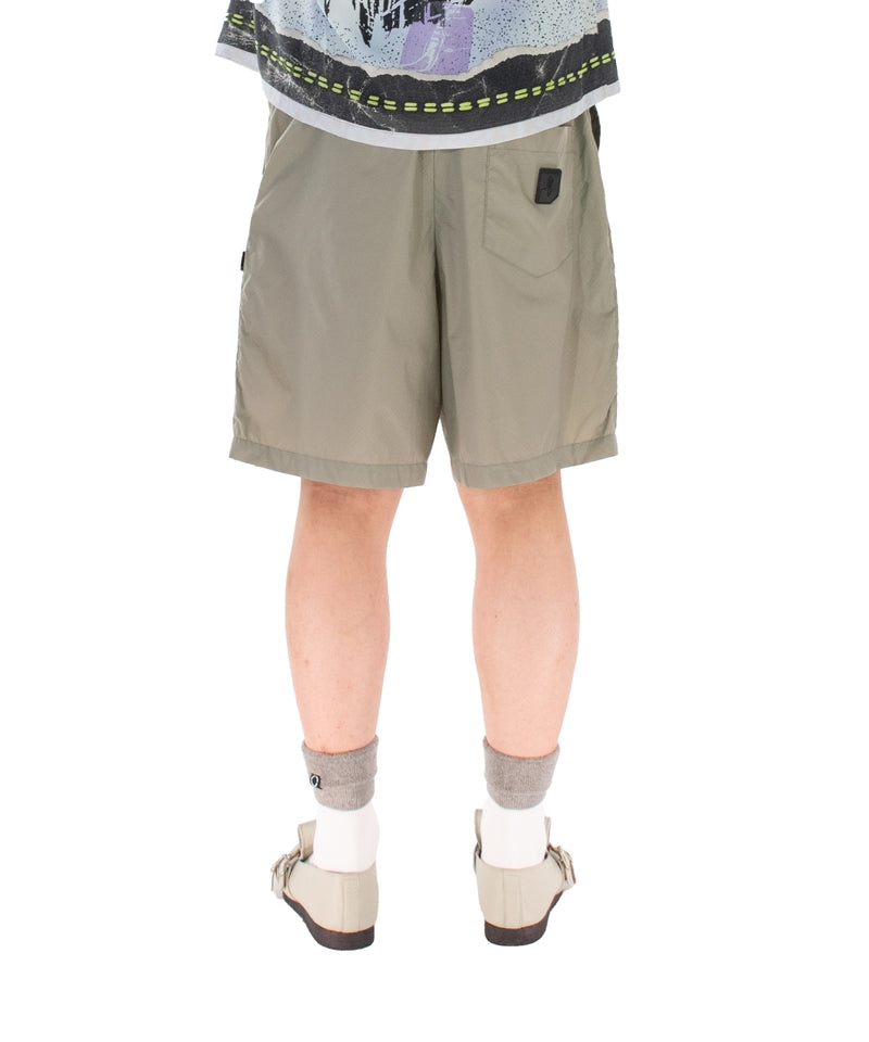 NYLON RIPSTOP SHORTS MOS GREY