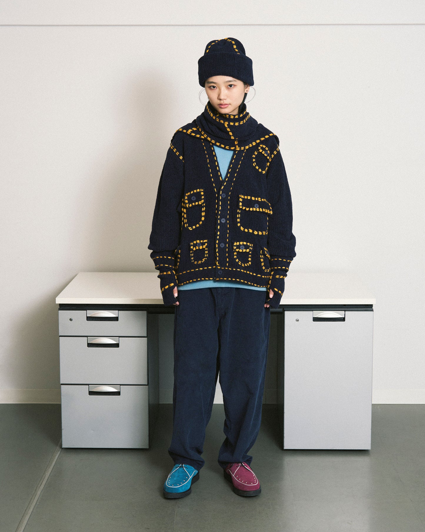 PG1 ARM WARMER NAVY