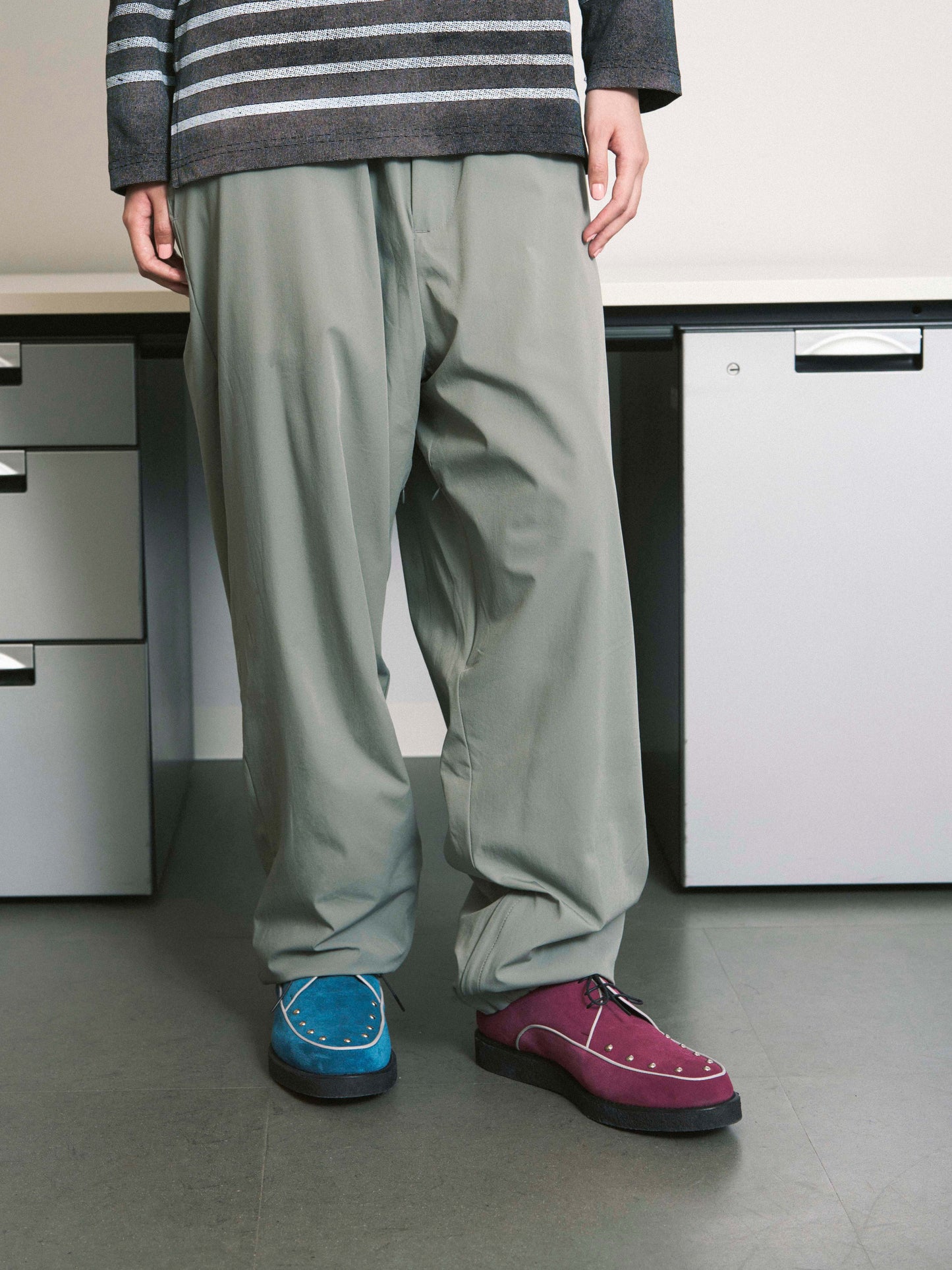 CUSHY FLEECE PANTS GREY