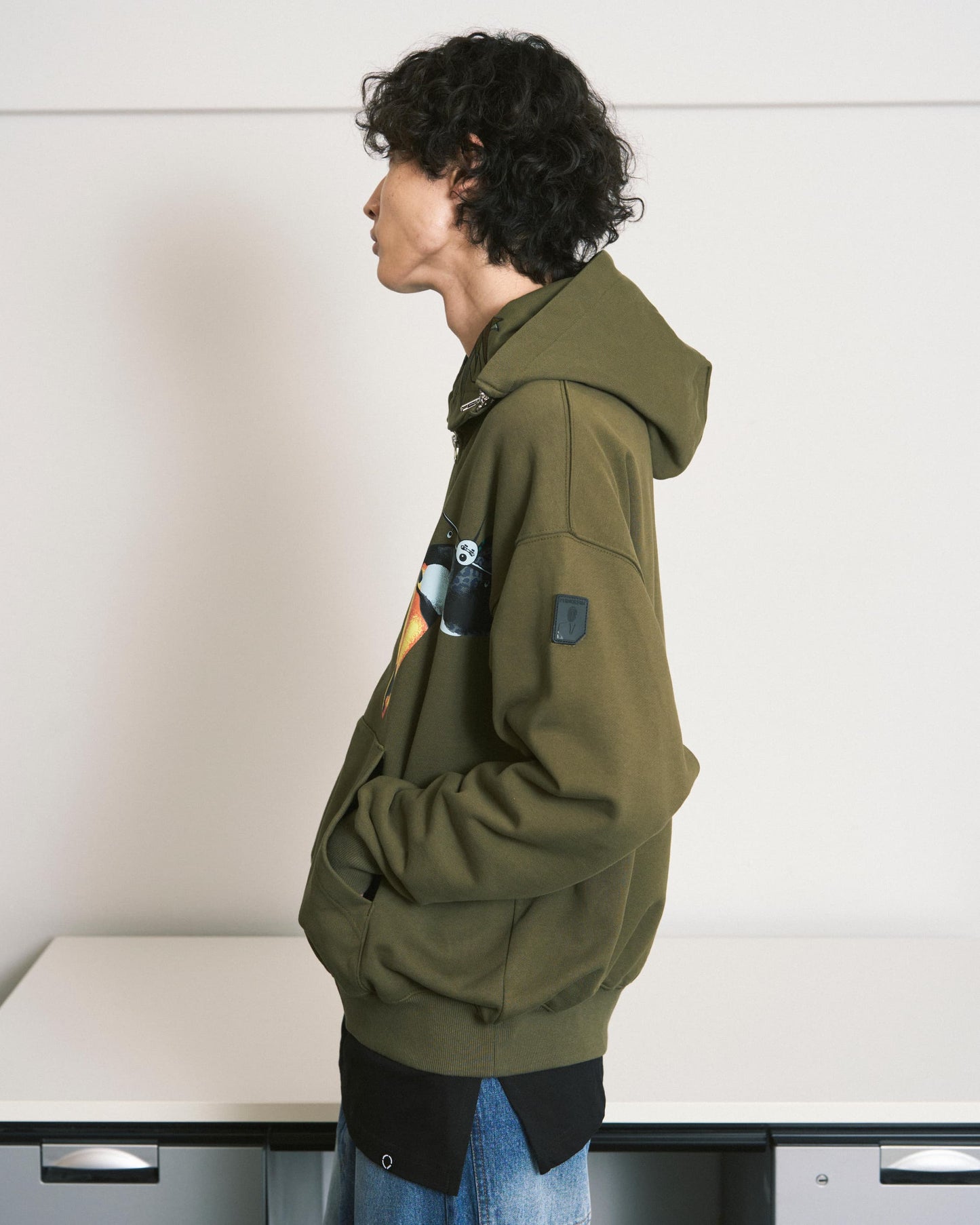 ZIPOFF HOODIE BLACK