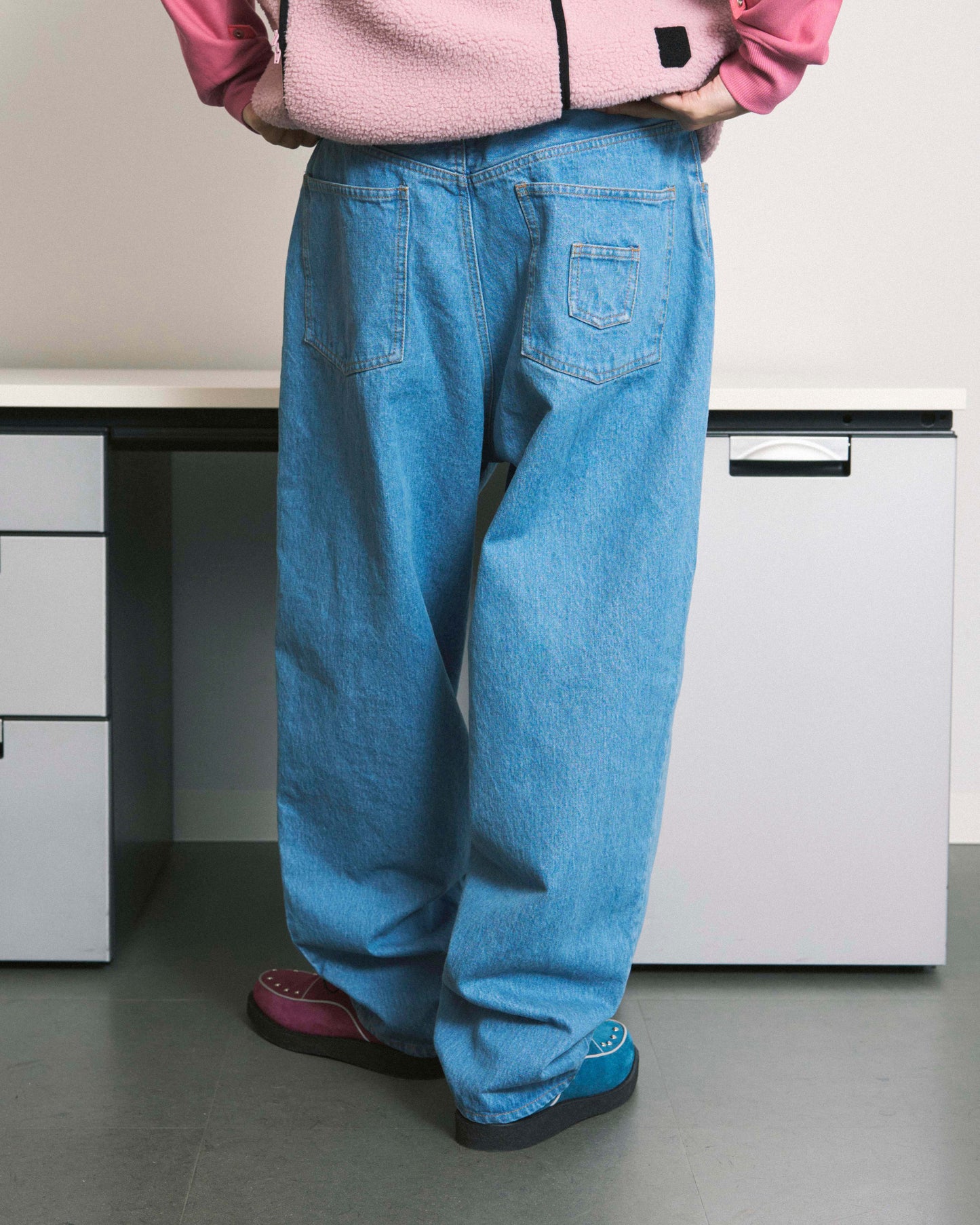 6 POCKET JEANS BEIGE